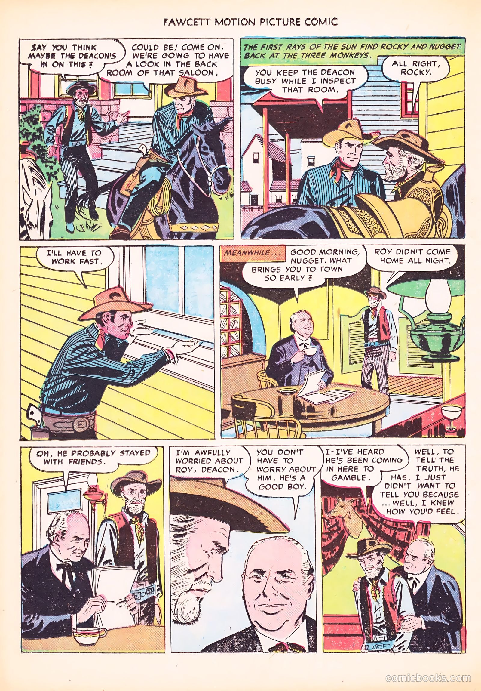 Motion Picture Comics 103 Covered Wagon Raid #1 — page 24 of 36