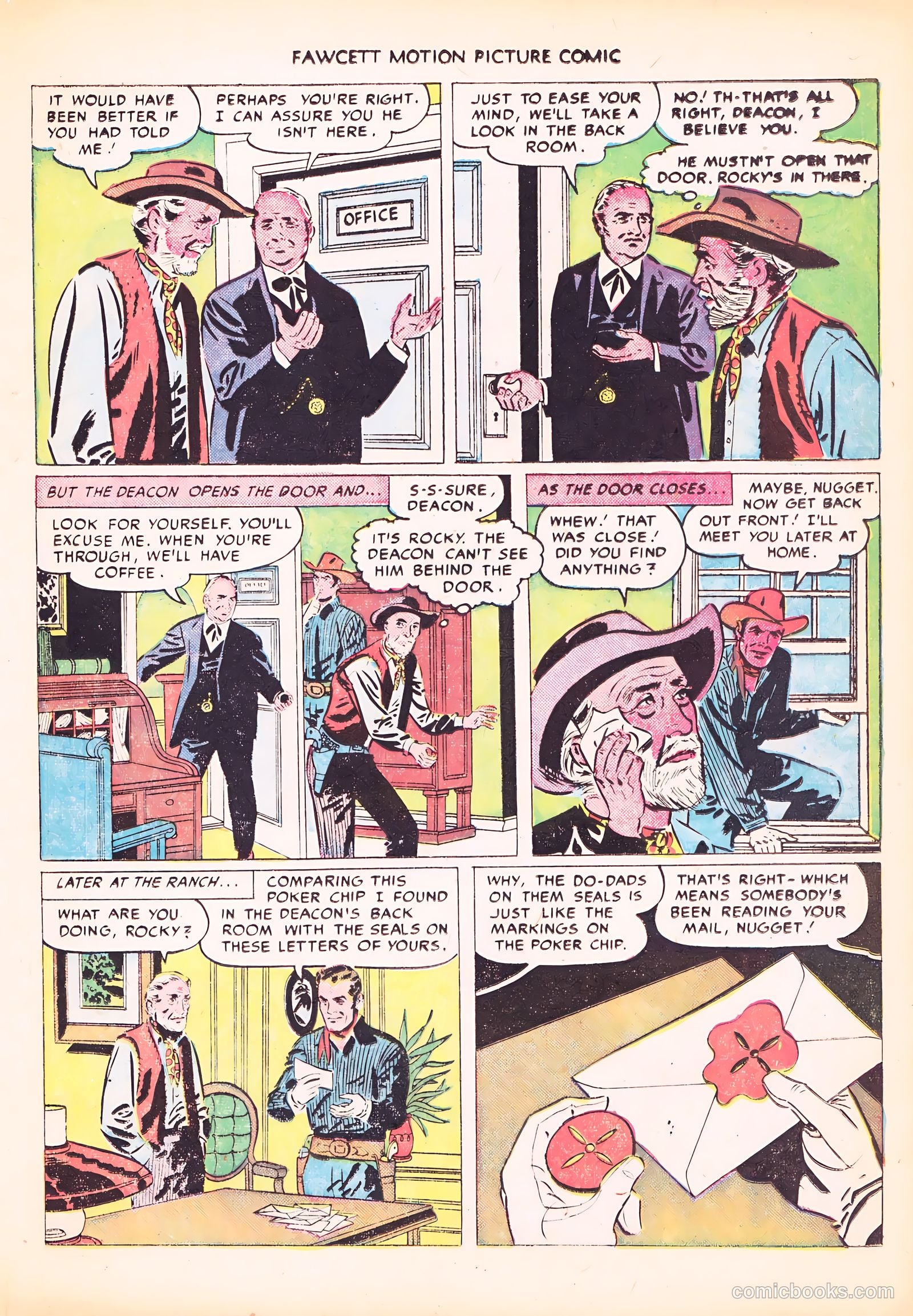 Motion Picture Comics 103 Covered Wagon Raid #1 — page 25 of 36