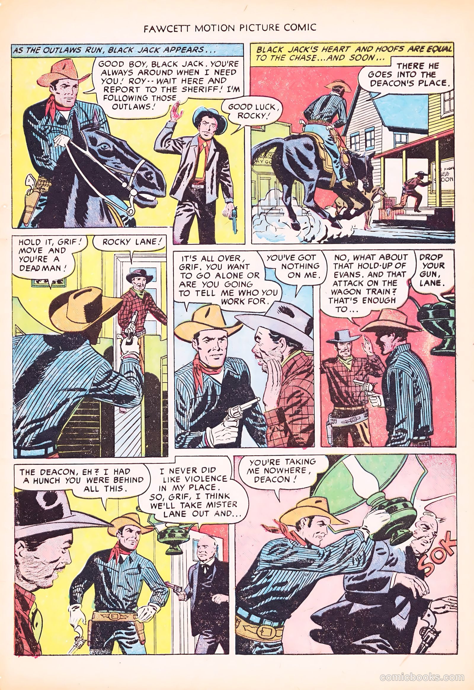Motion Picture Comics 103 Covered Wagon Raid #1 — page 33 of 36