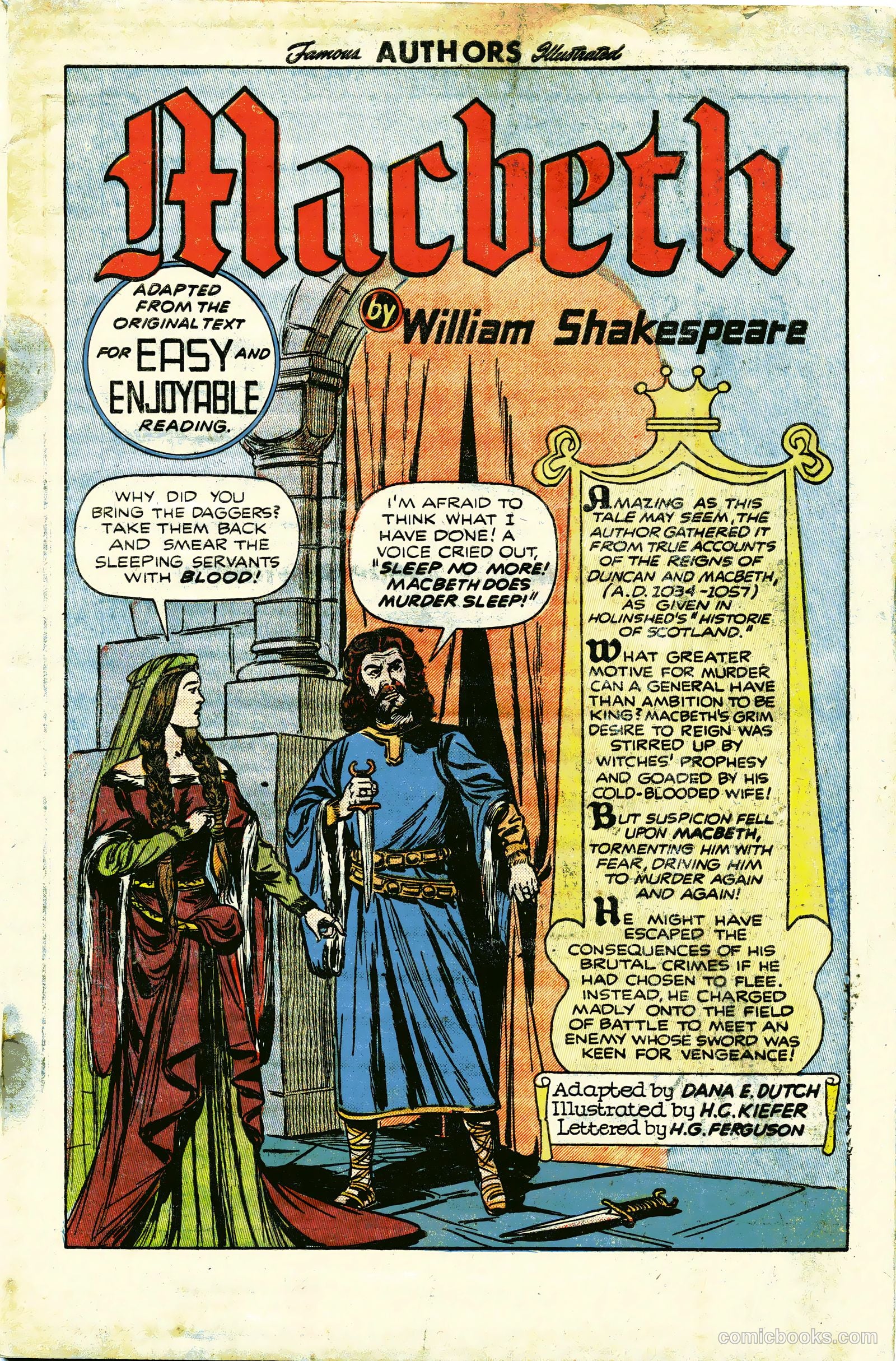 Stories By Famous Authors Illustrated 6 - Macbeth #1 — page 3 of 36