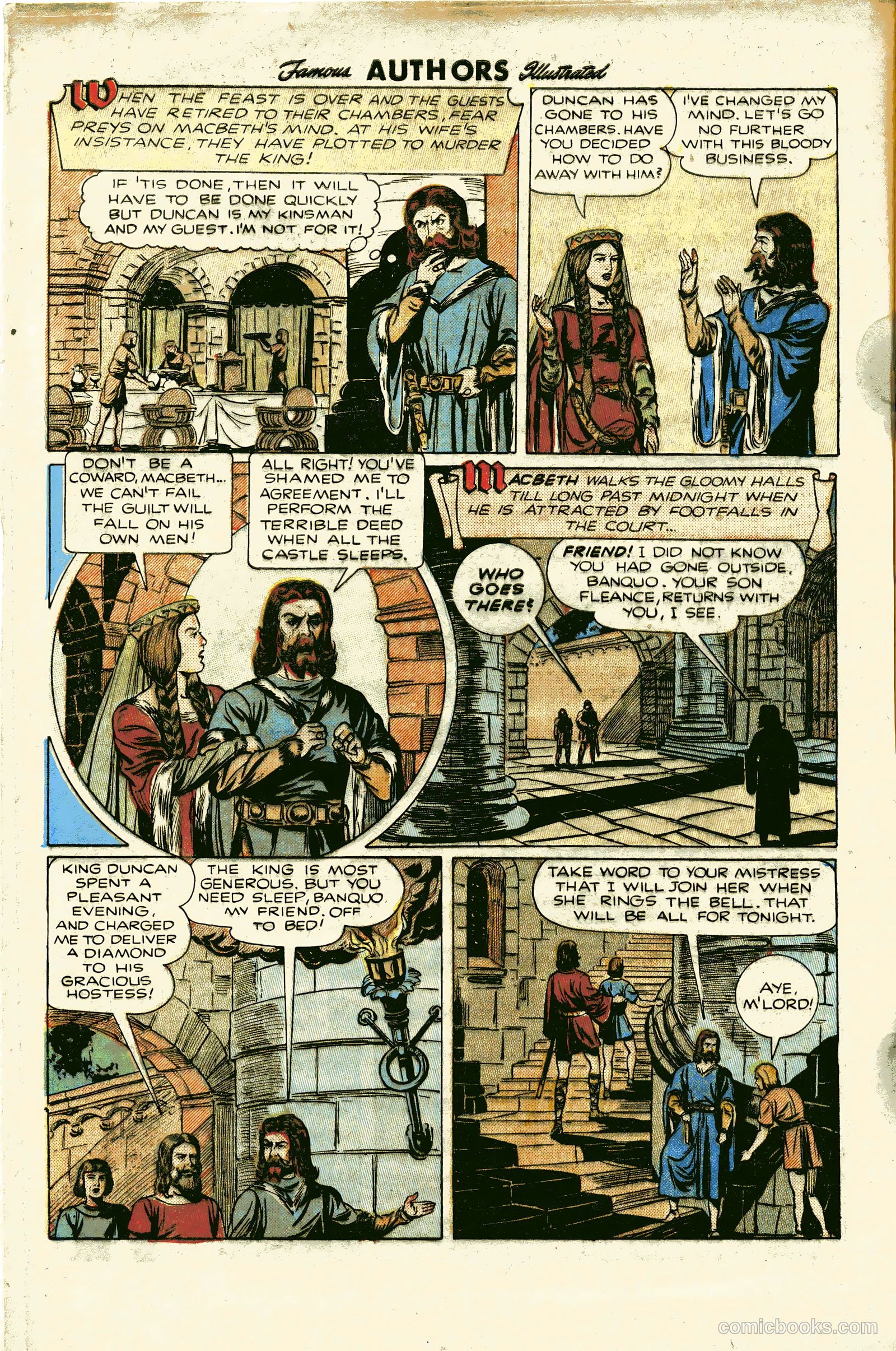 Stories By Famous Authors Illustrated 6 - Macbeth #1 — page 8 of 36