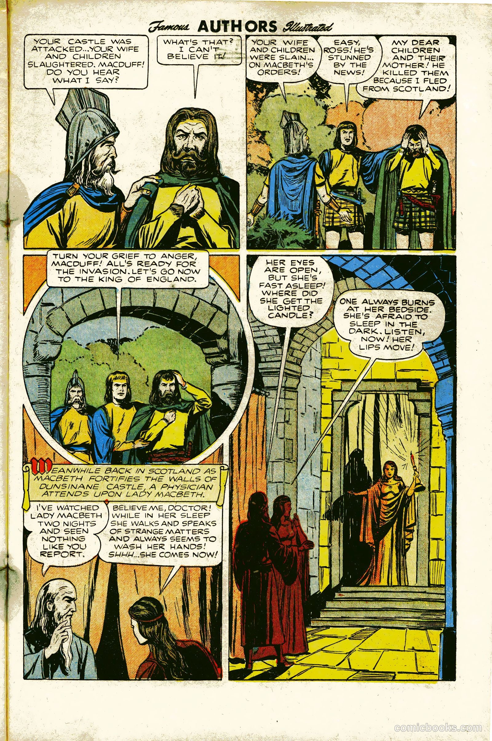 Stories By Famous Authors Illustrated 6 - Macbeth #1 — page 23 of 36