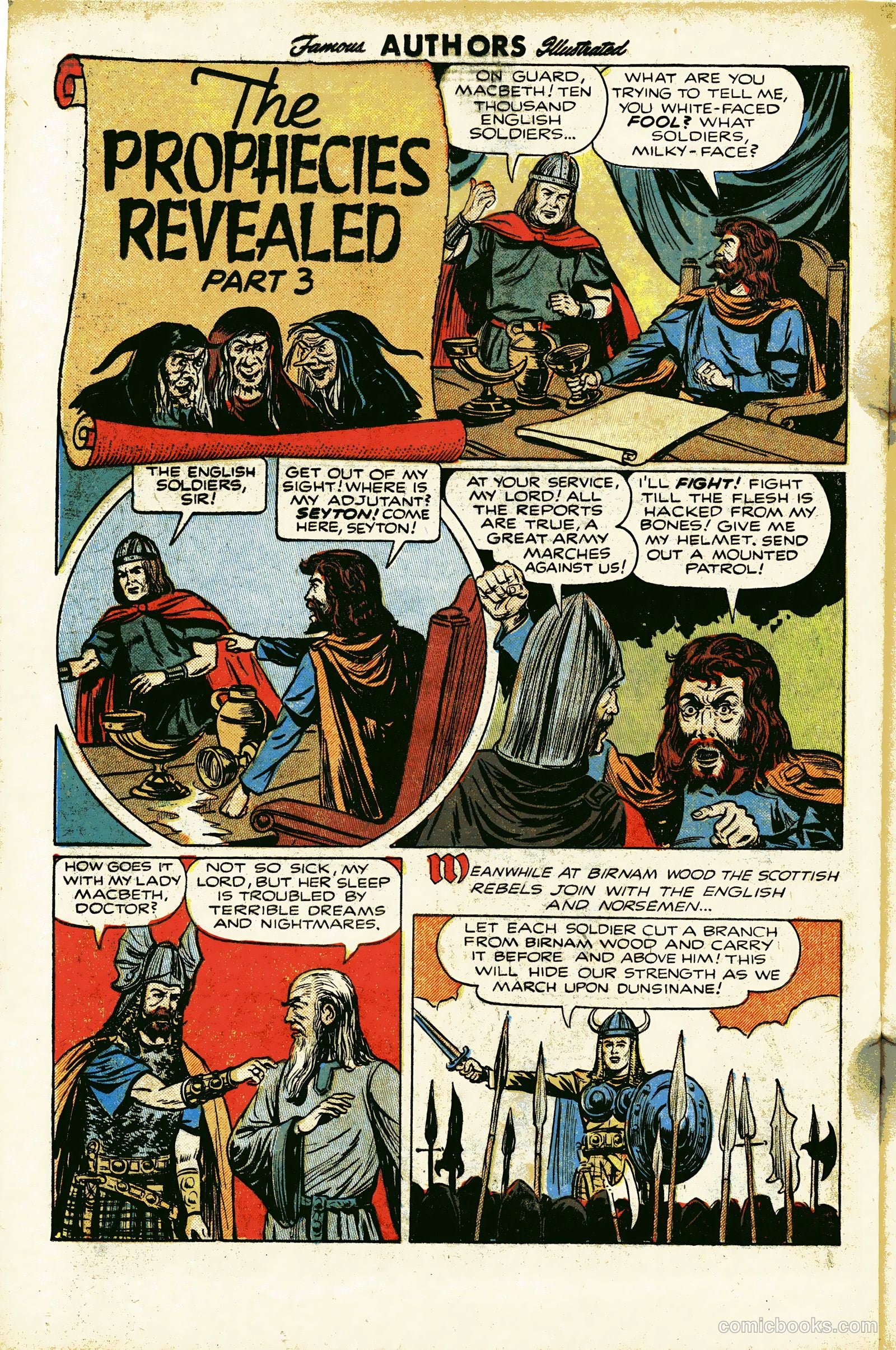 Stories By Famous Authors Illustrated 6 - Macbeth #1 — page 26 of 36