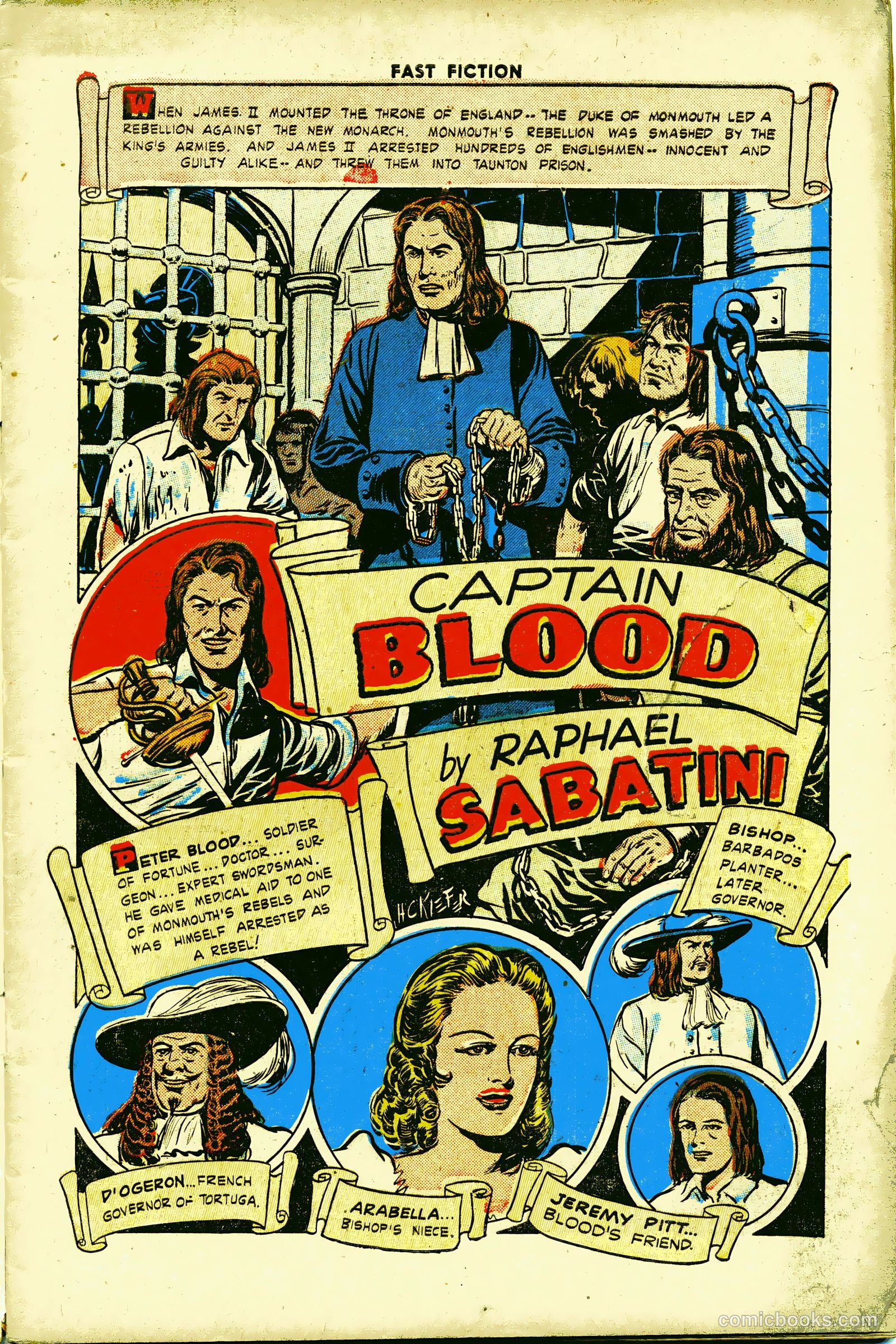 Stories By Famous Authors Illustrated 2 - Captain Blood #1 — page 3 of 52