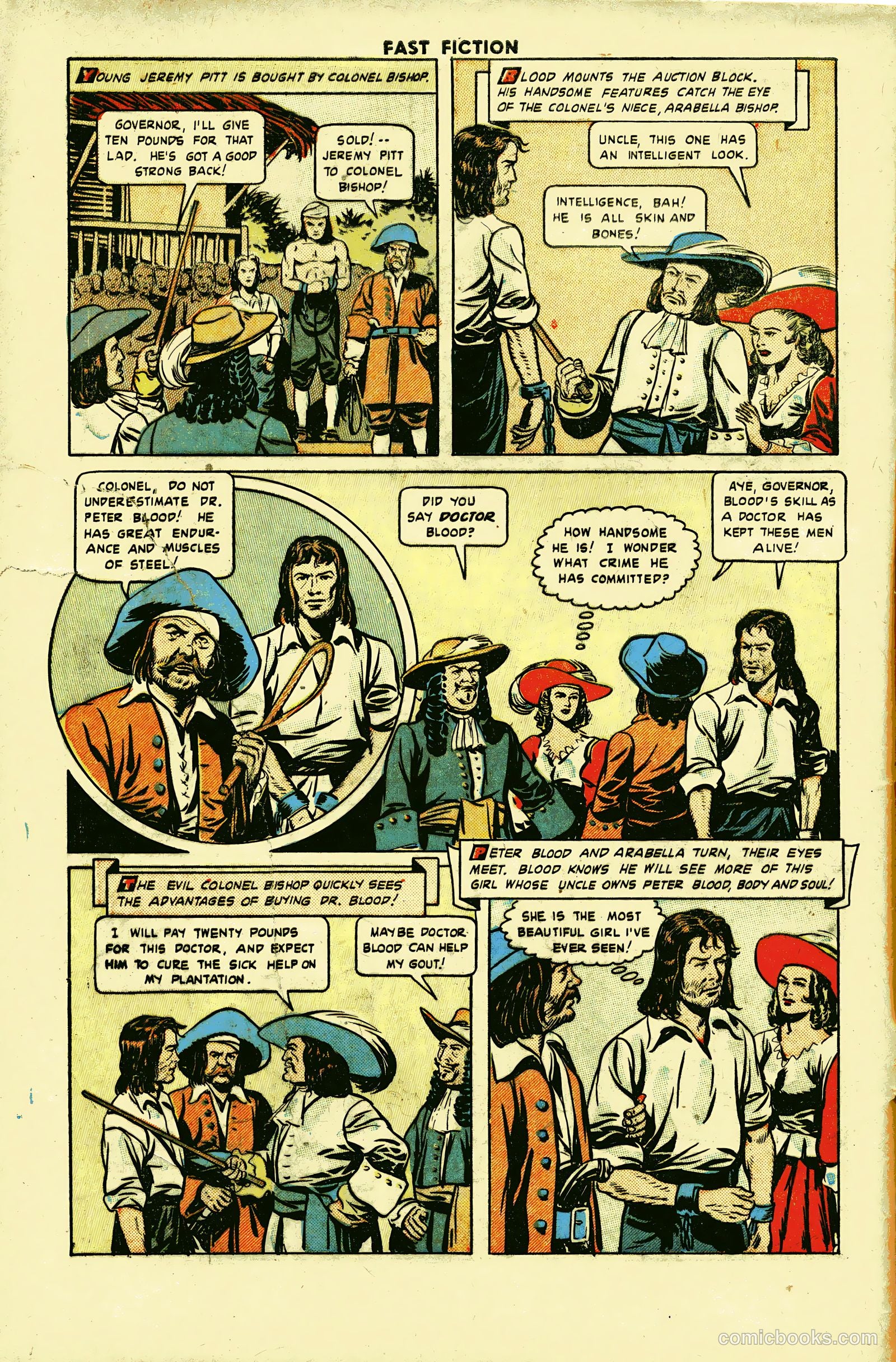 Stories By Famous Authors Illustrated 2 - Captain Blood #1 — page 8 of 52