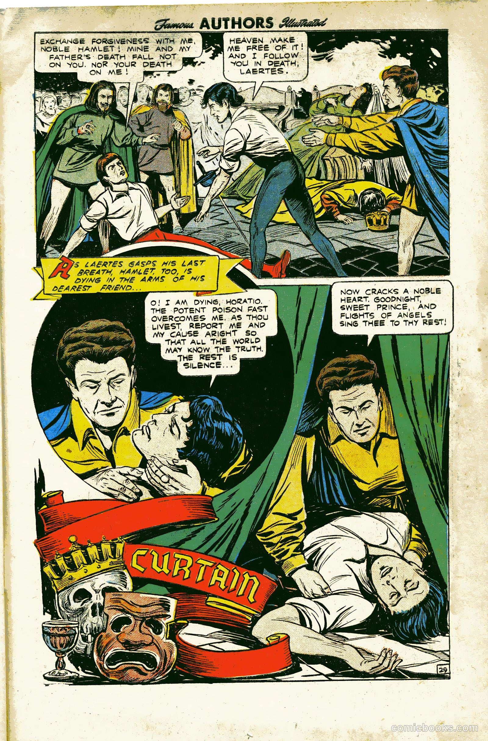 Stories By Famous Authors Illustrated 8 - Hamlet #1 — page 31 of 36