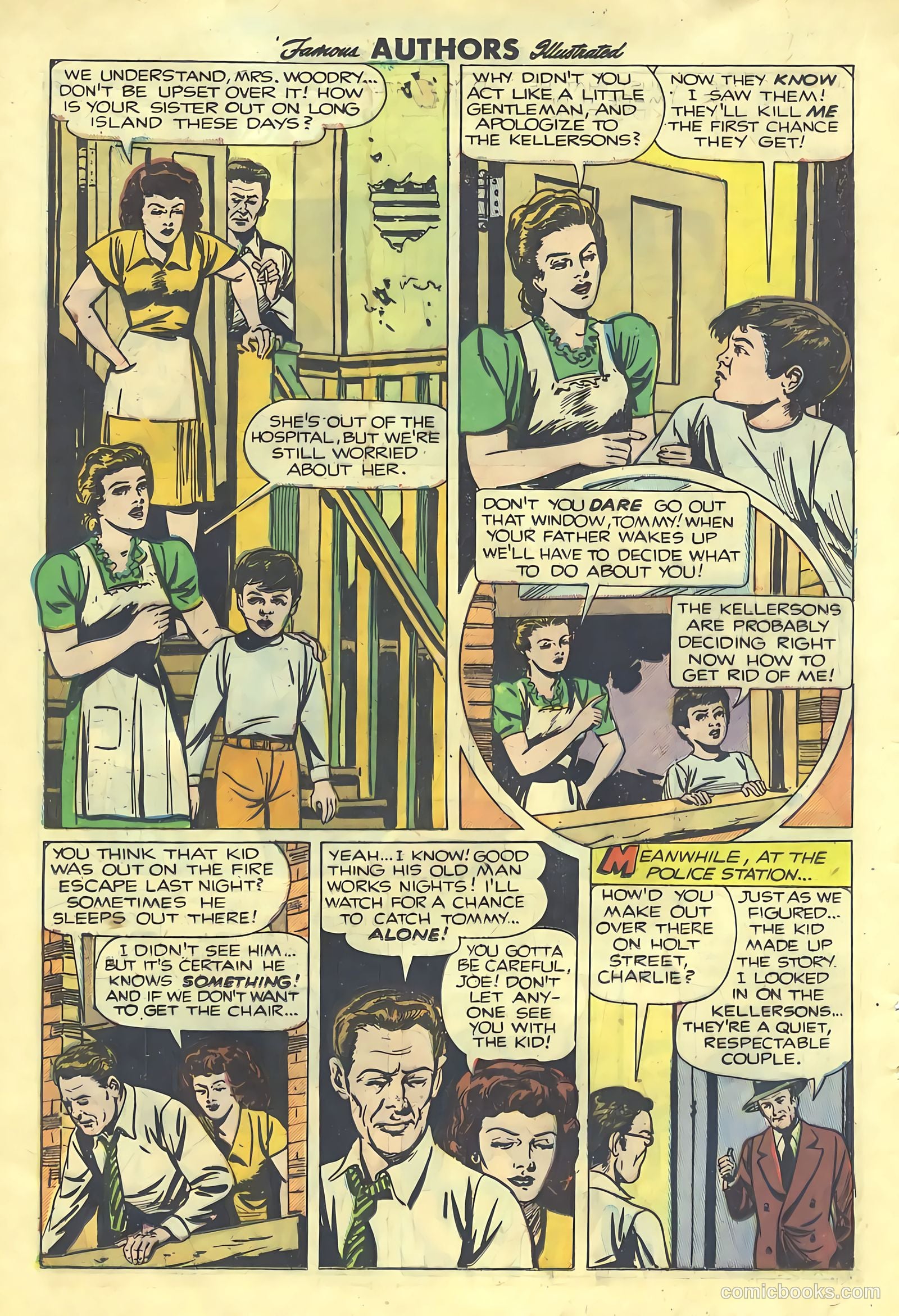 Stories By Famous Authors Illustrated 7 - The Window #1 — page 18 of 52
