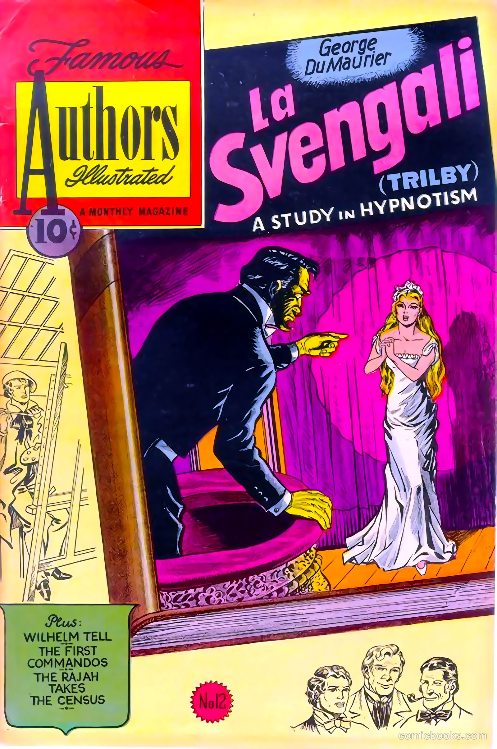 Stories By Famous Authors Illustrated 12 - La Svengali #1 — page 1 of 36