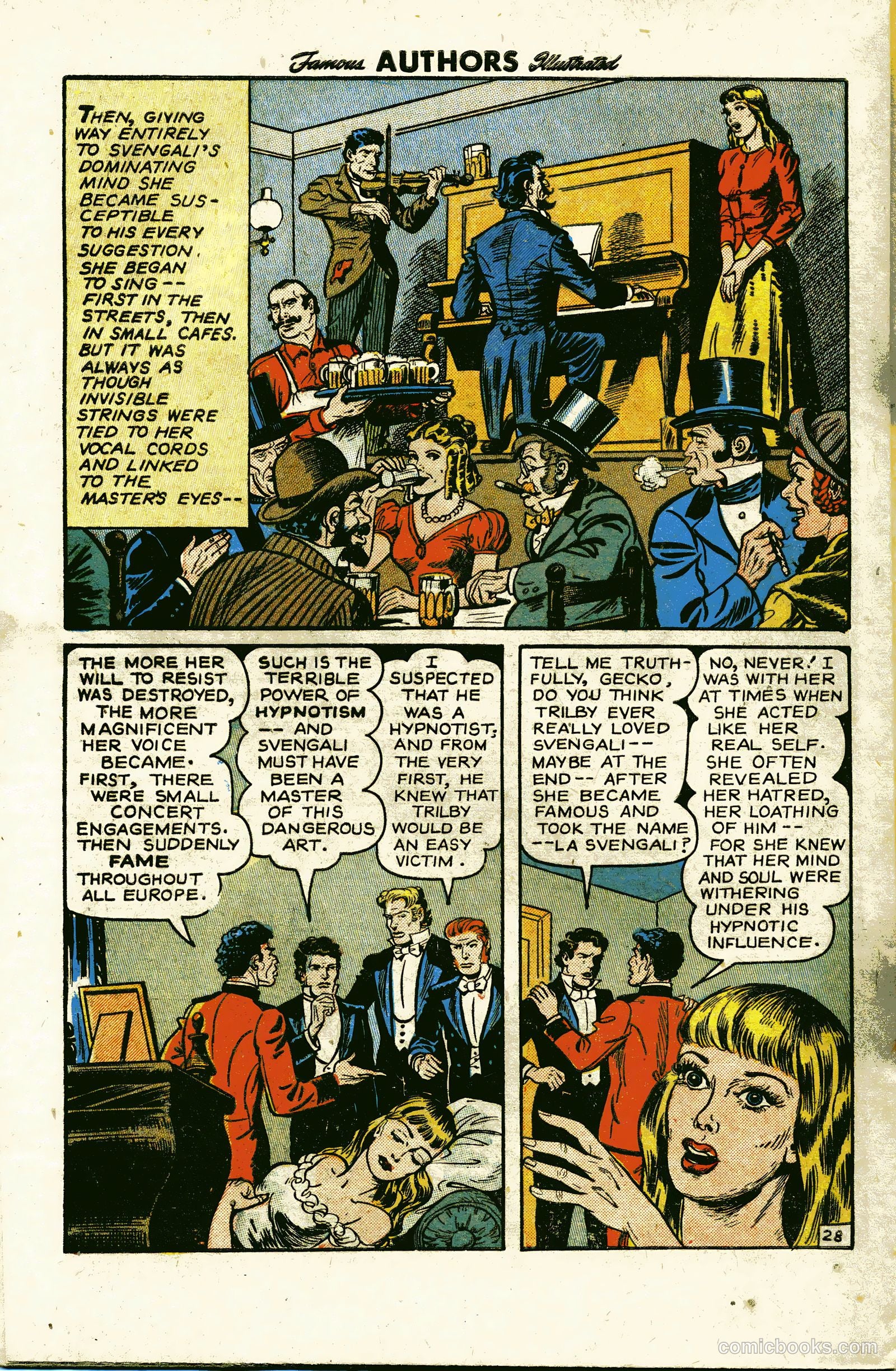 Stories By Famous Authors Illustrated 12 - La Svengali #1 — page 30 of 36