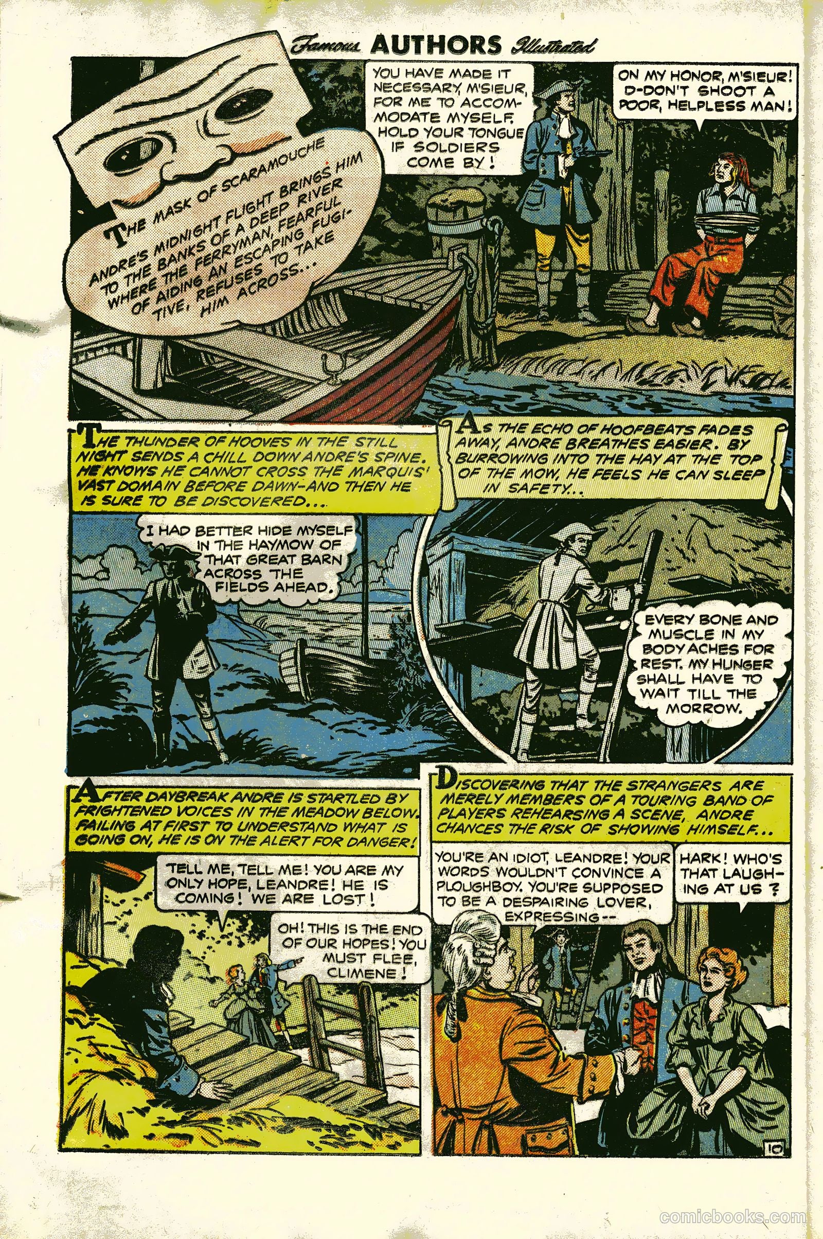 Stories By Famous Authors Illustrated 13 - Scaramouche #1 — page 12 of 36