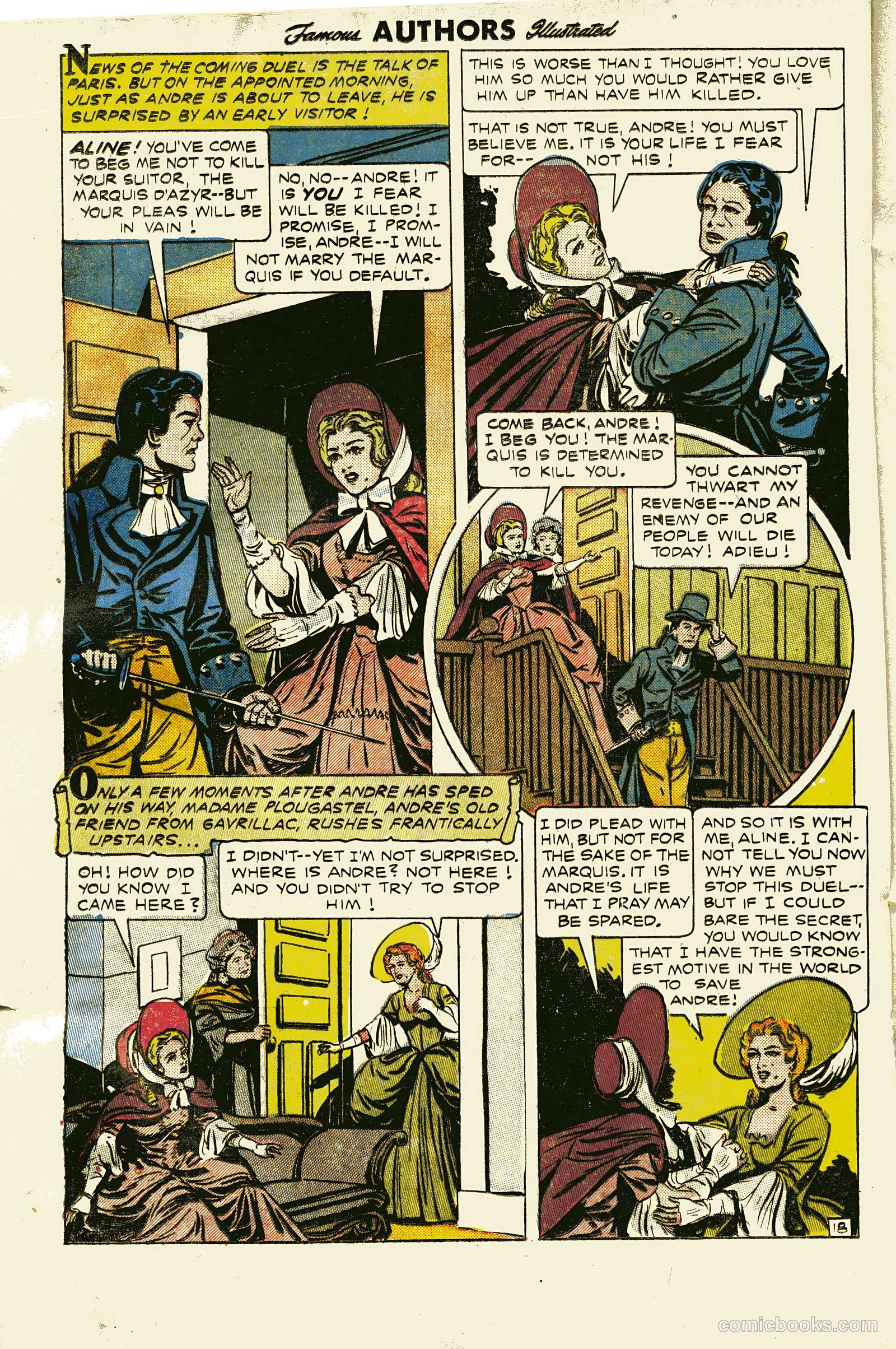 Stories By Famous Authors Illustrated 13 - Scaramouche #1 — page 20 of 36