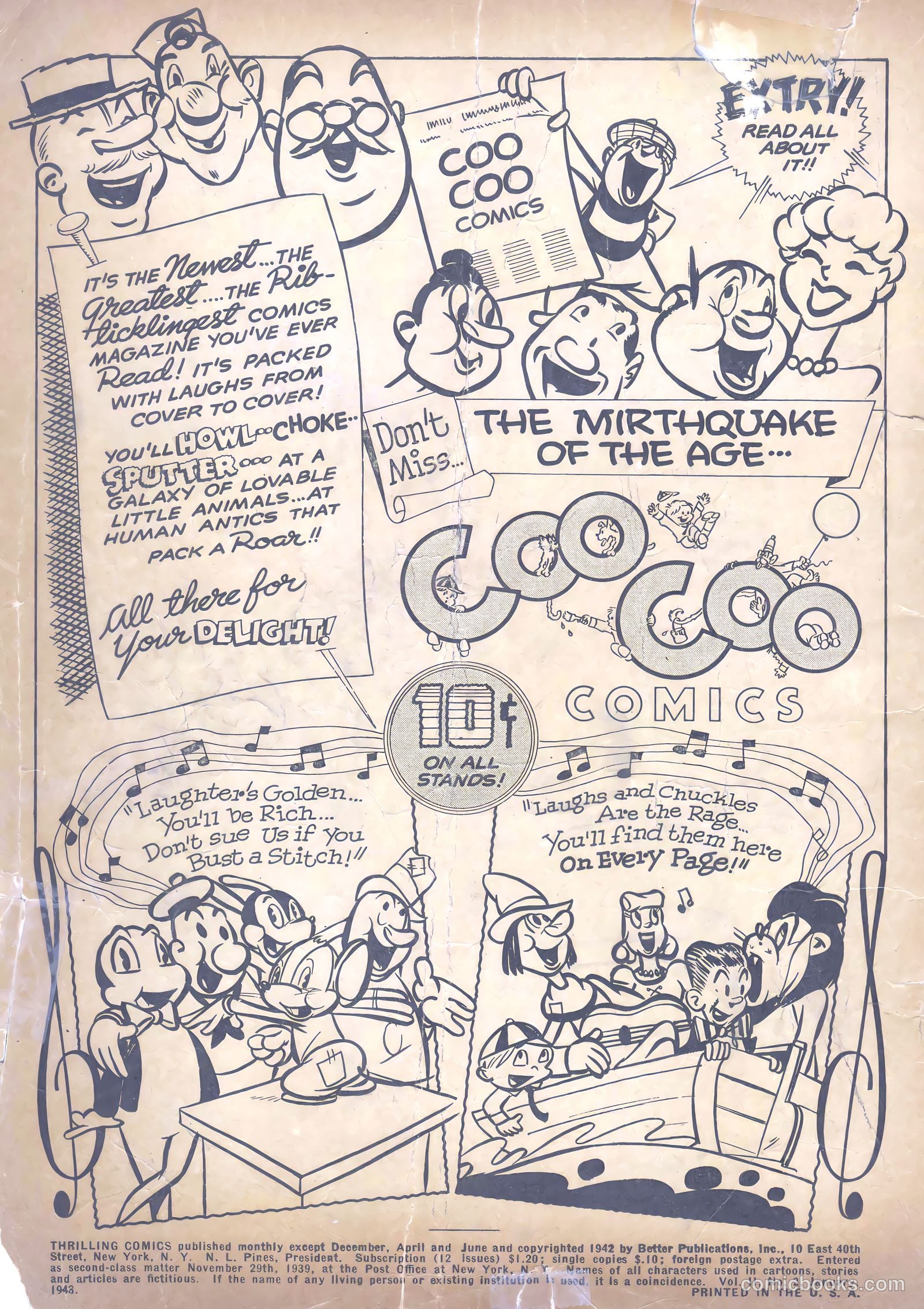 Thrilling Comics #32 — page 2 of 68