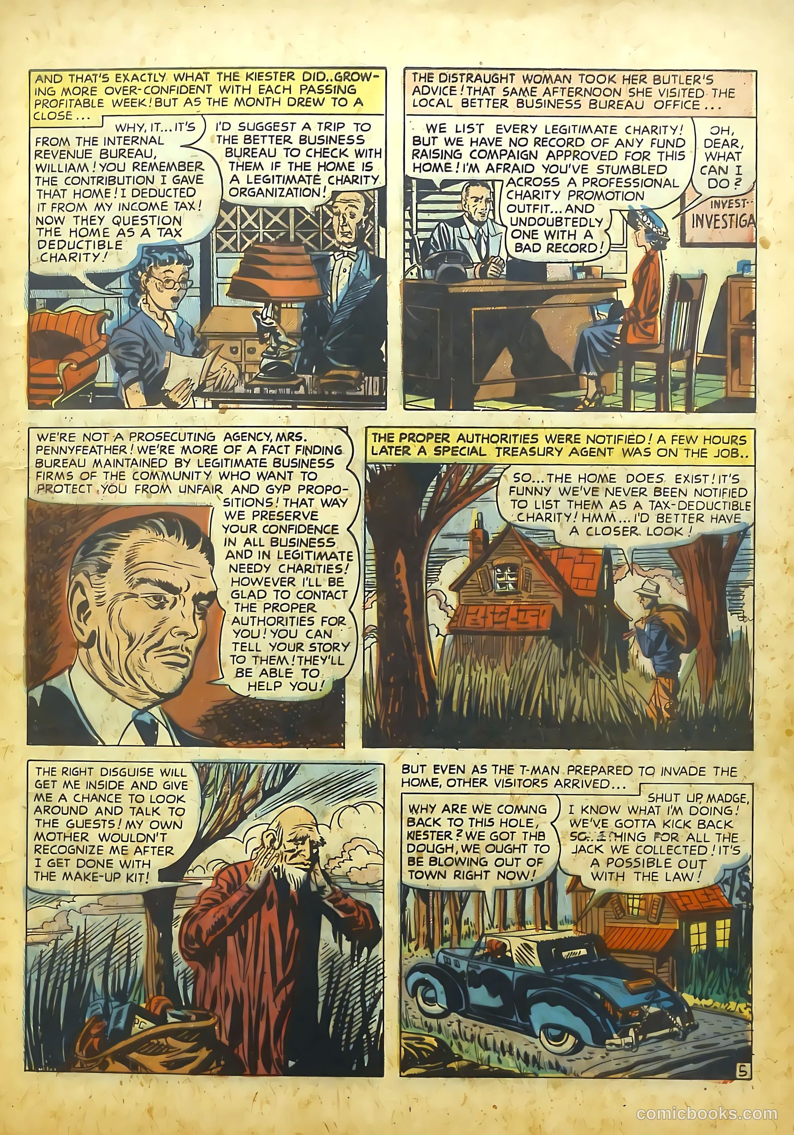 Headline Comics #39 — page 7 of 51