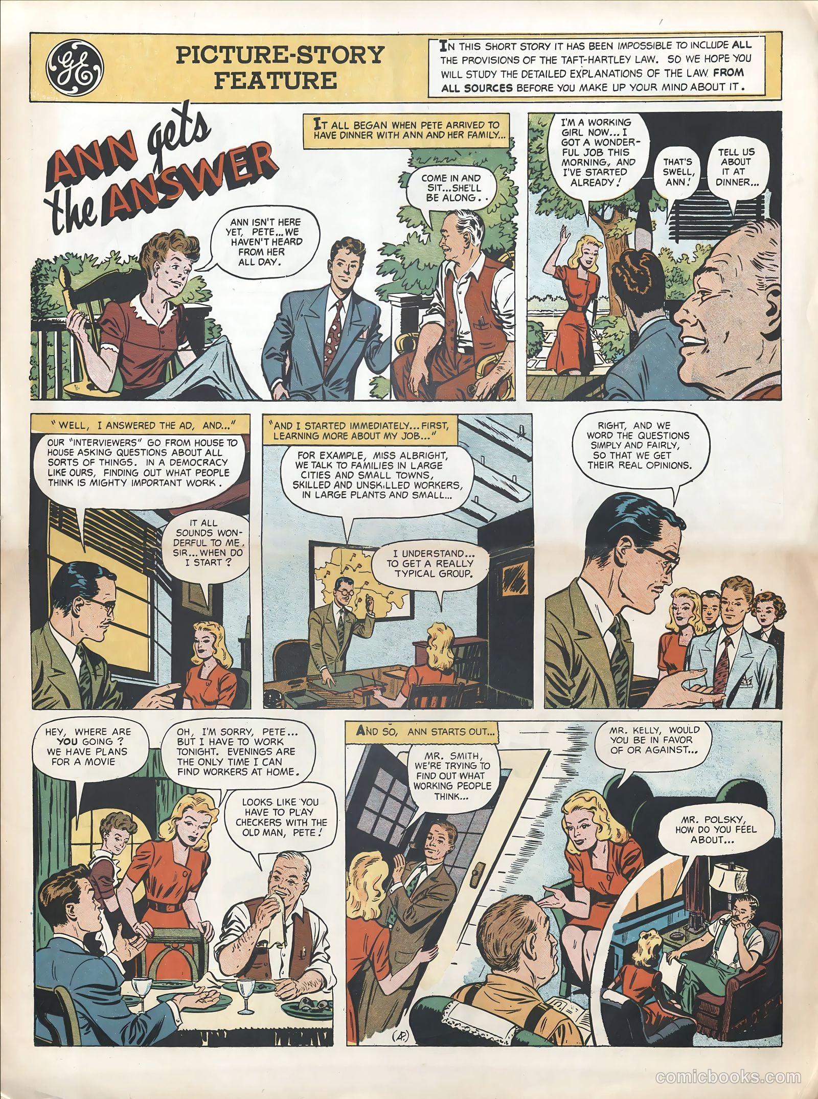 Ann Gets the Answer #nn — page 1 of 4