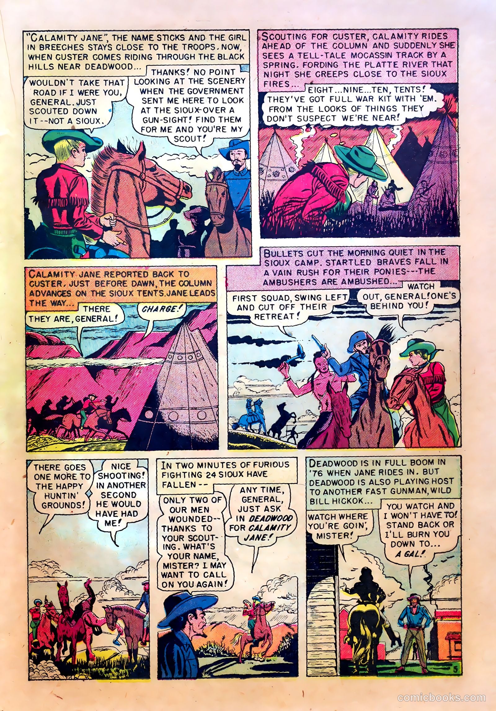 King of the Bad Men of Deadwood #1 — page 23 of 36