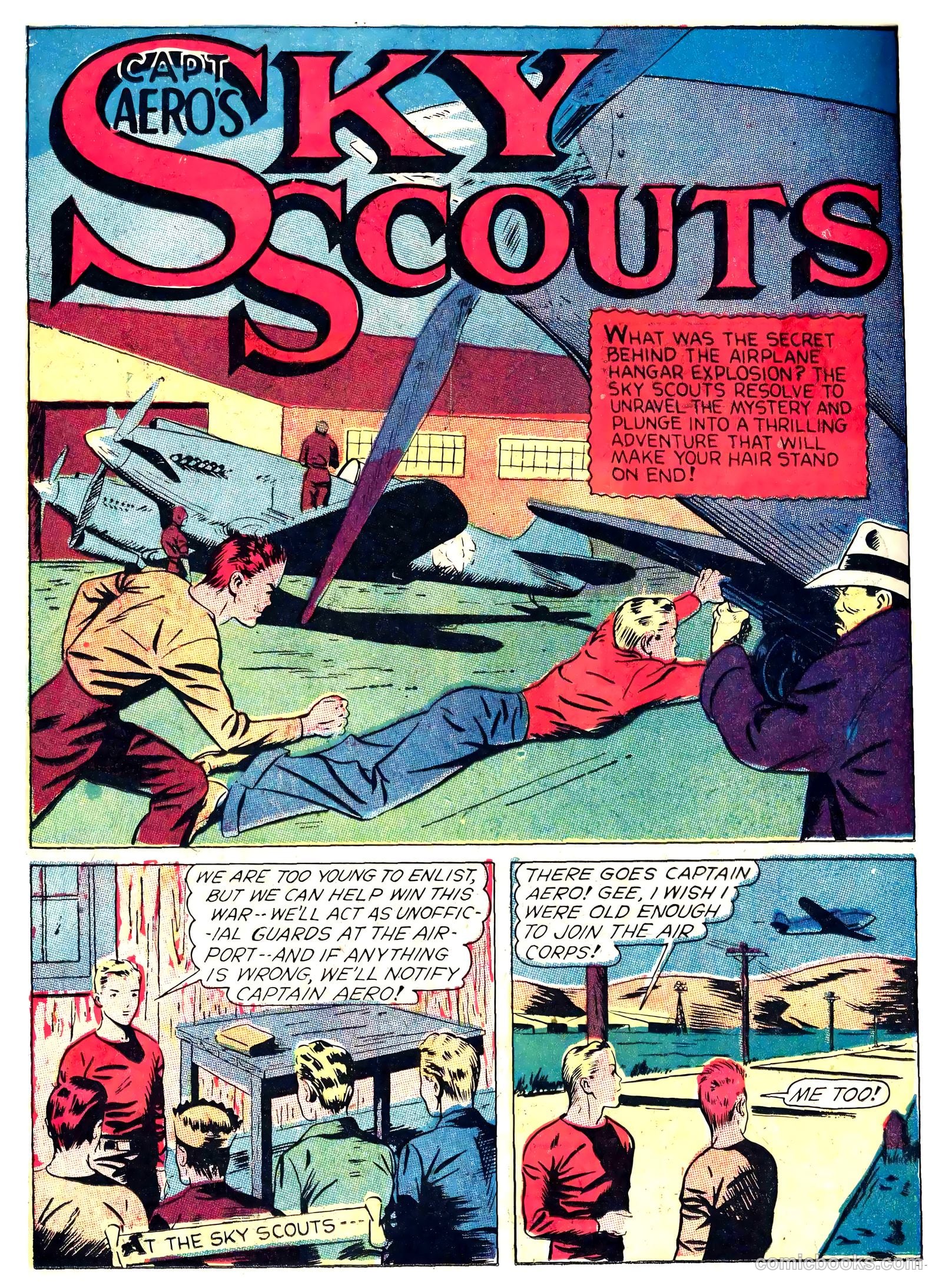 Captain Aero Comics #4 — page 36 of 68