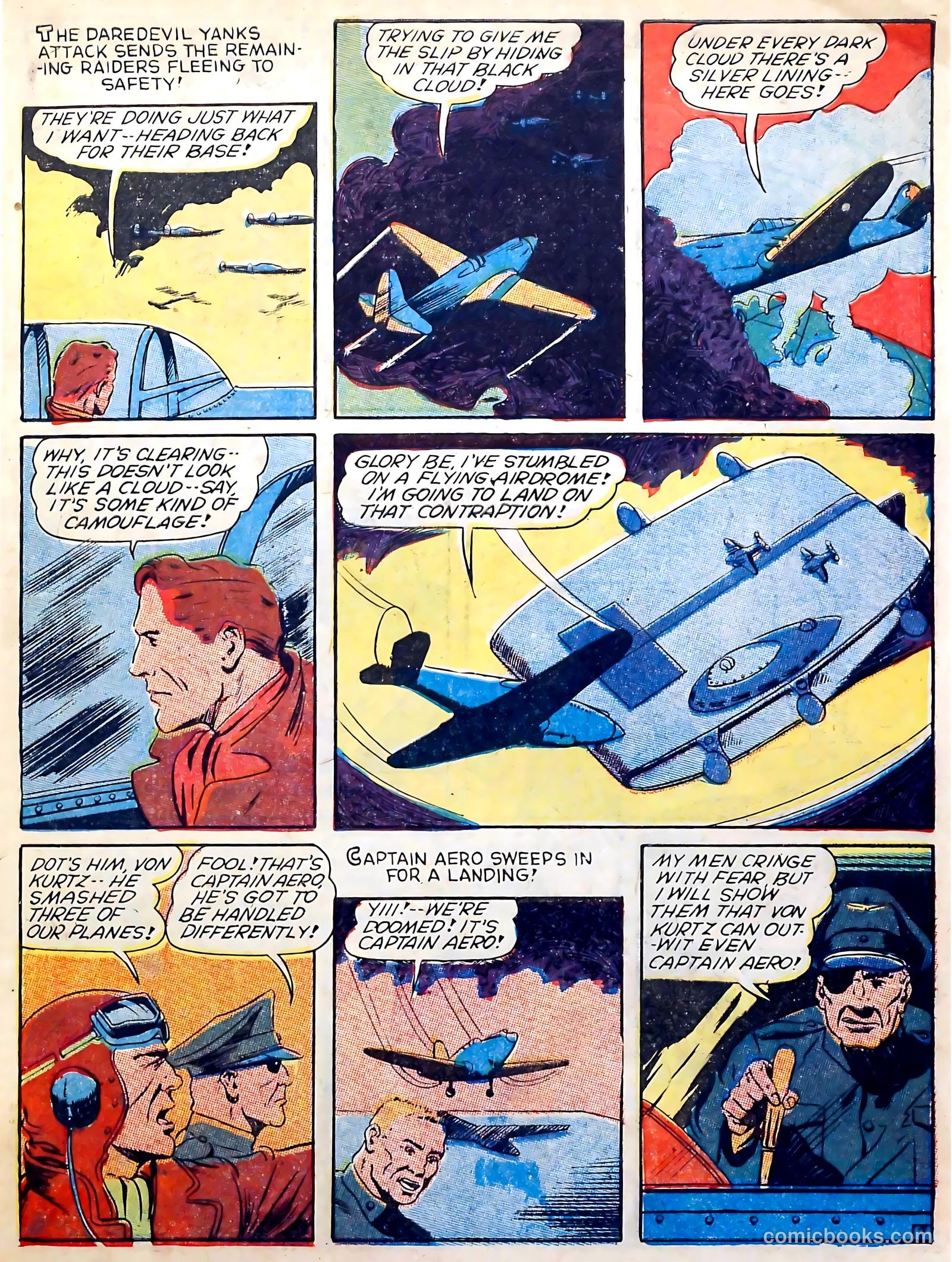 Captain Aero Comics #7 — page 9 of 68