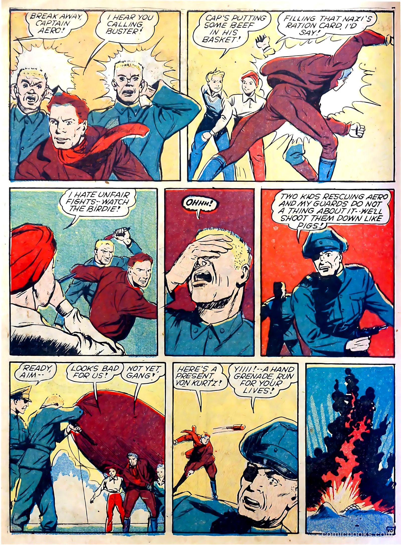 Captain Aero Comics #7 — page 12 of 68