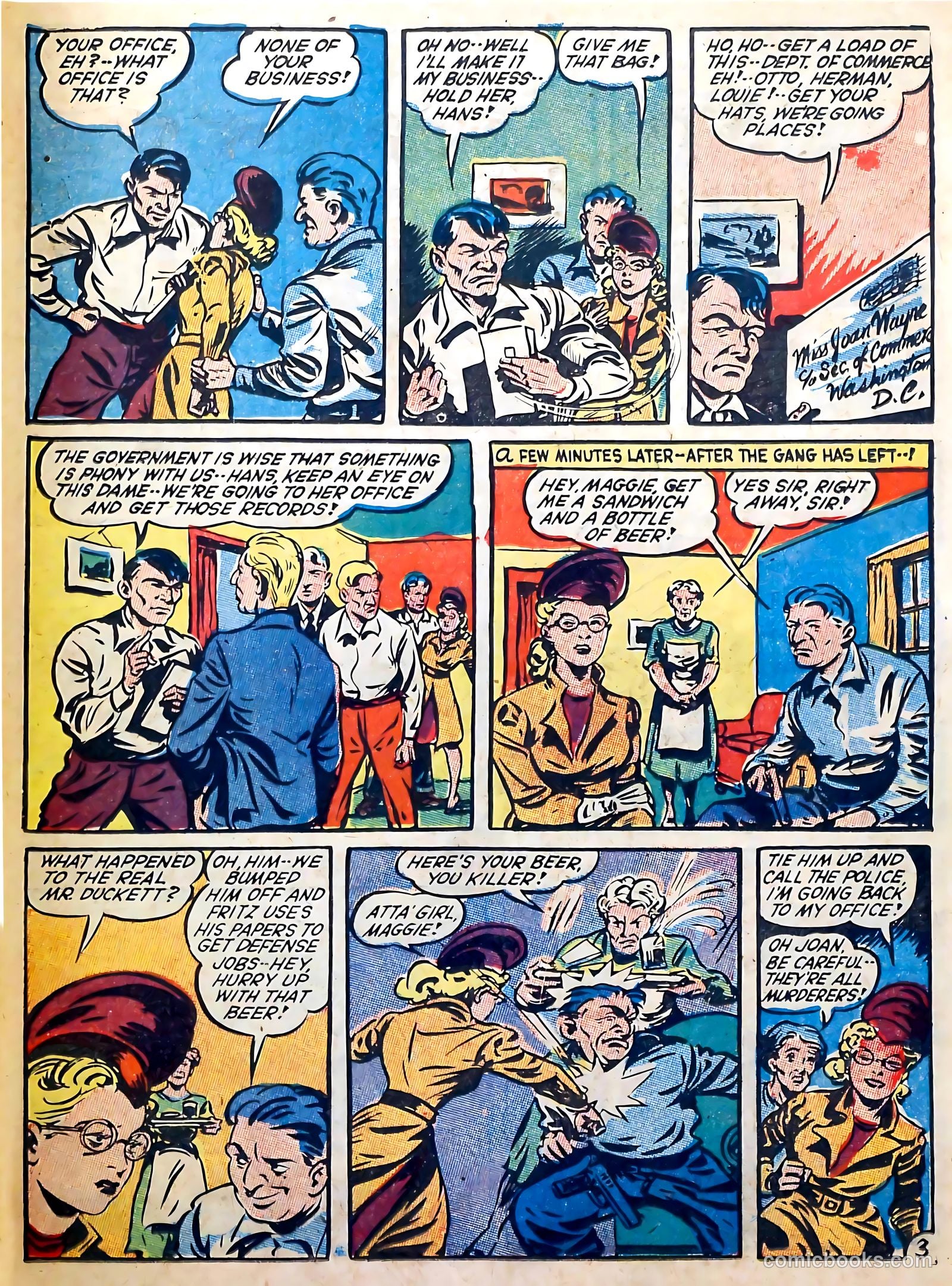 Captain Aero Comics #7 — page 49 of 68