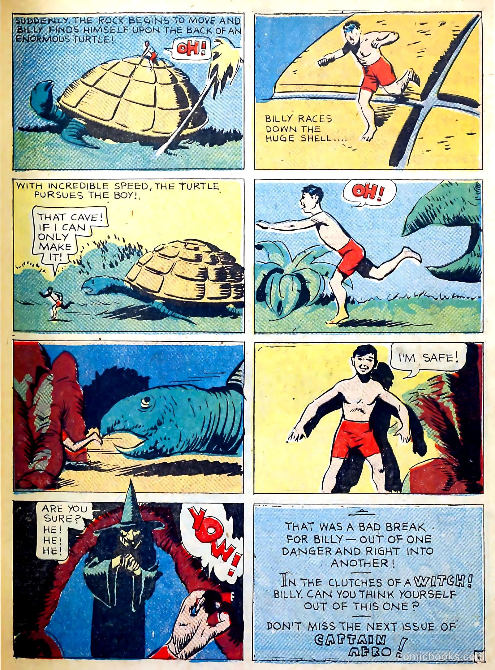 Captain Aero Comics #7 — page 57 of 68