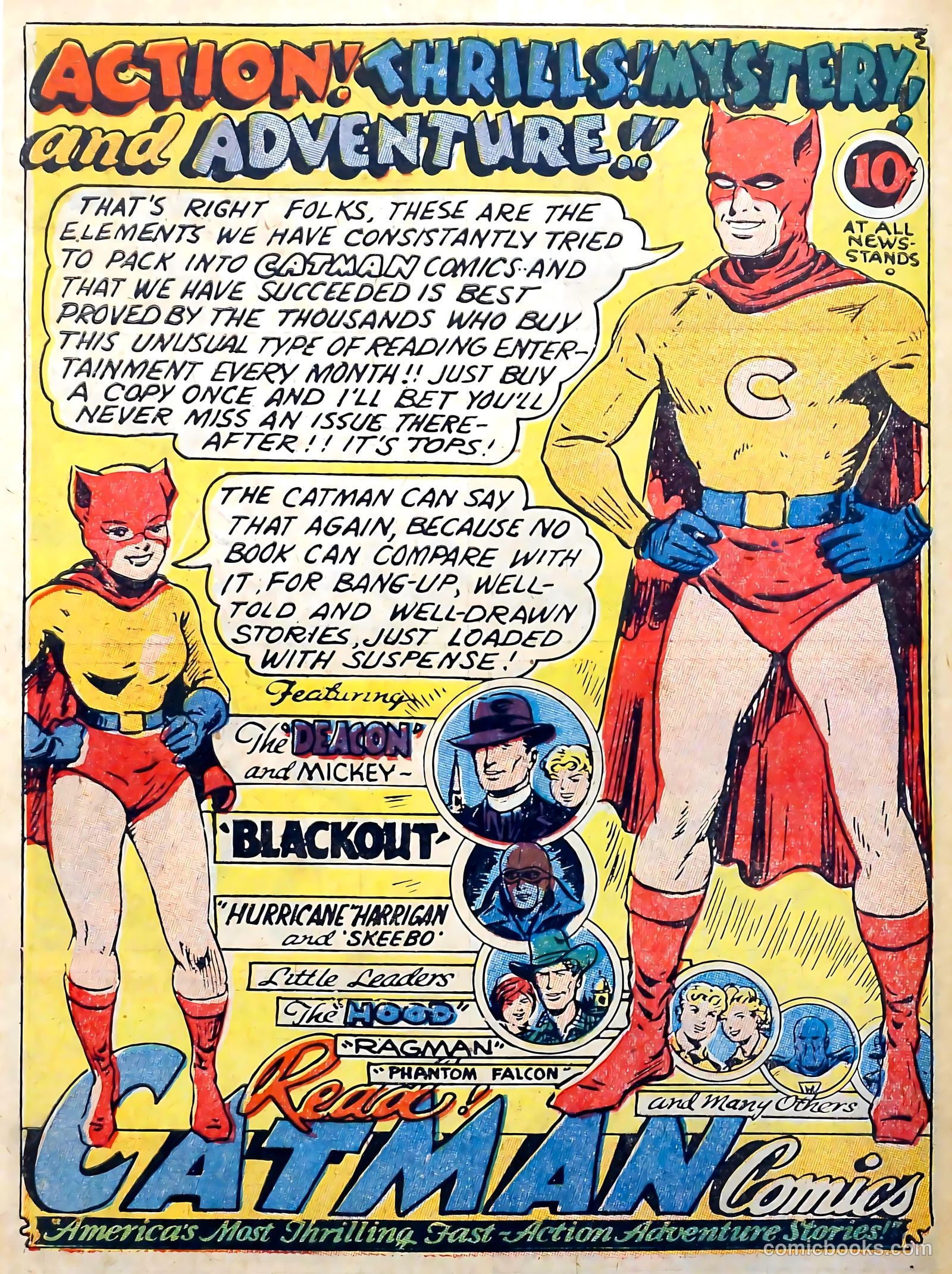 Captain Aero Comics #7 — page 58 of 68