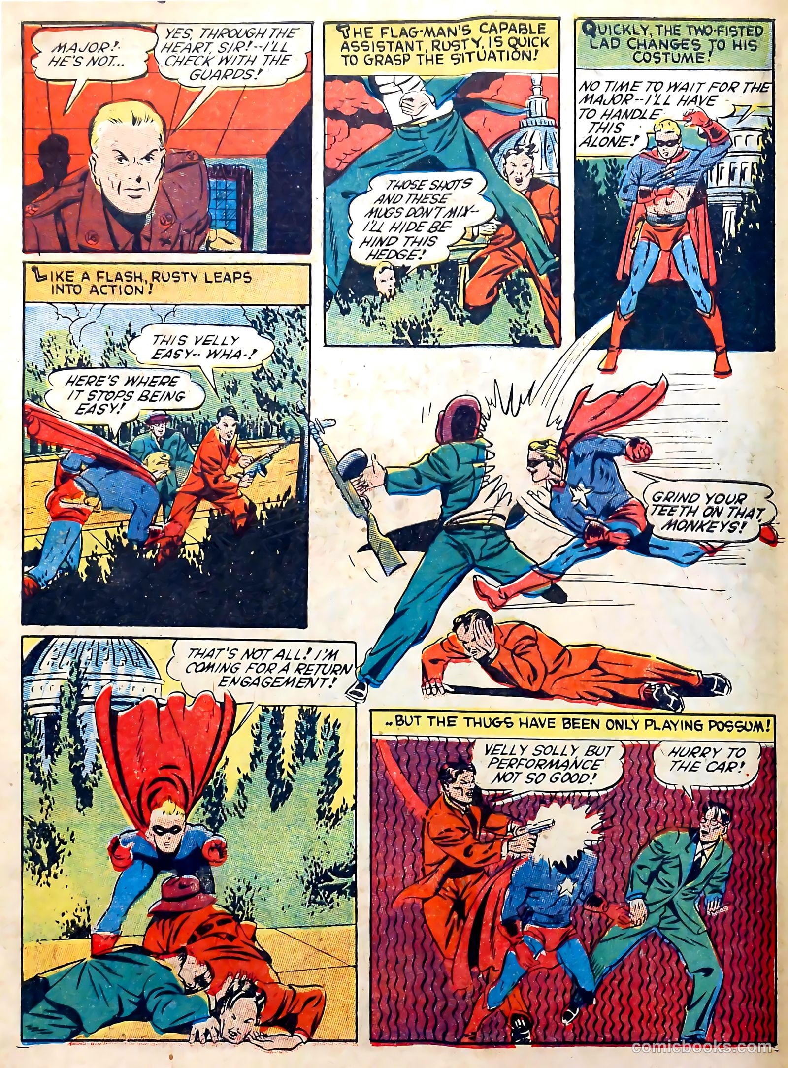 Captain Aero Comics #7 — page 60 of 68