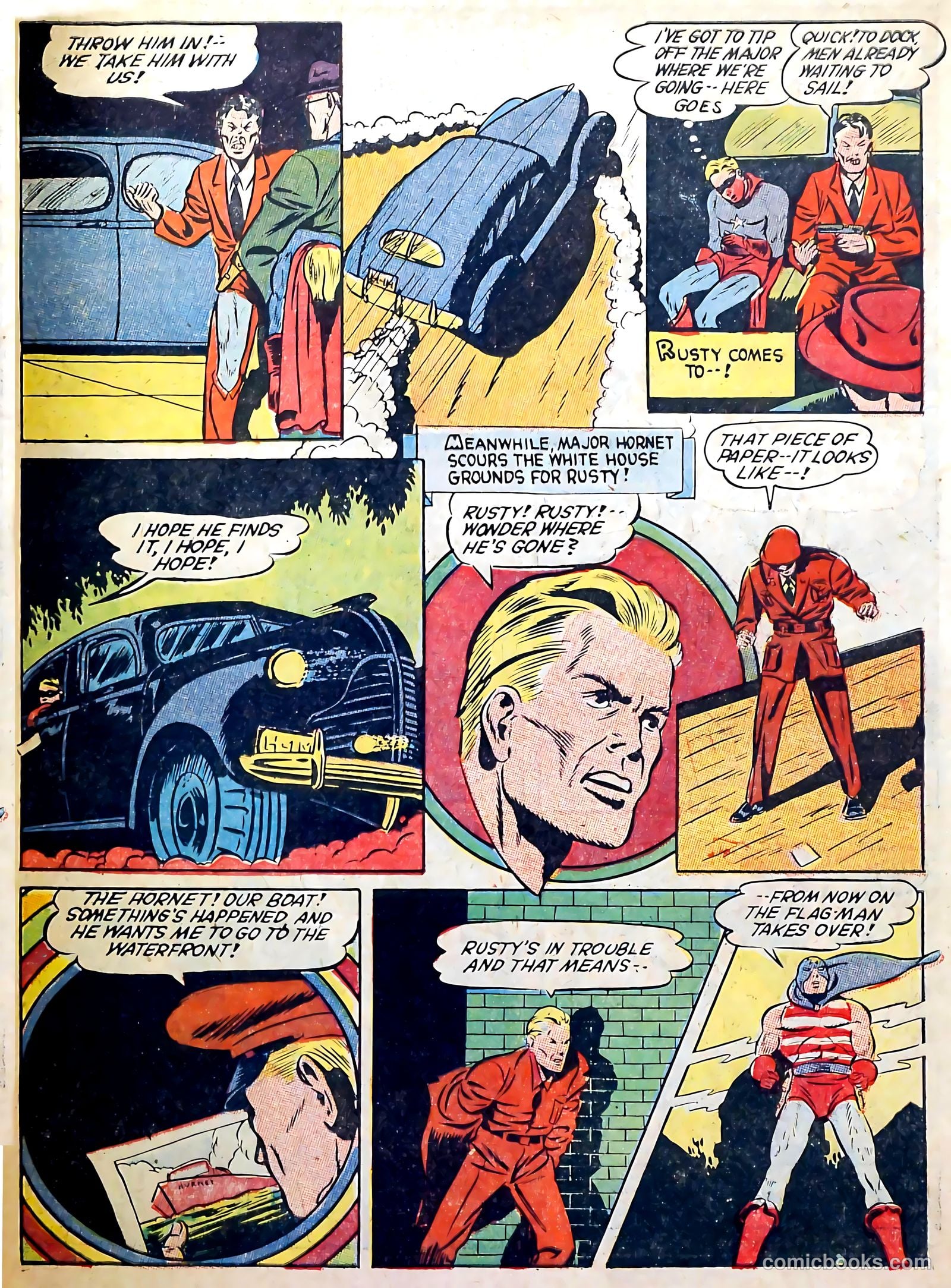 Captain Aero Comics #7 — page 61 of 68