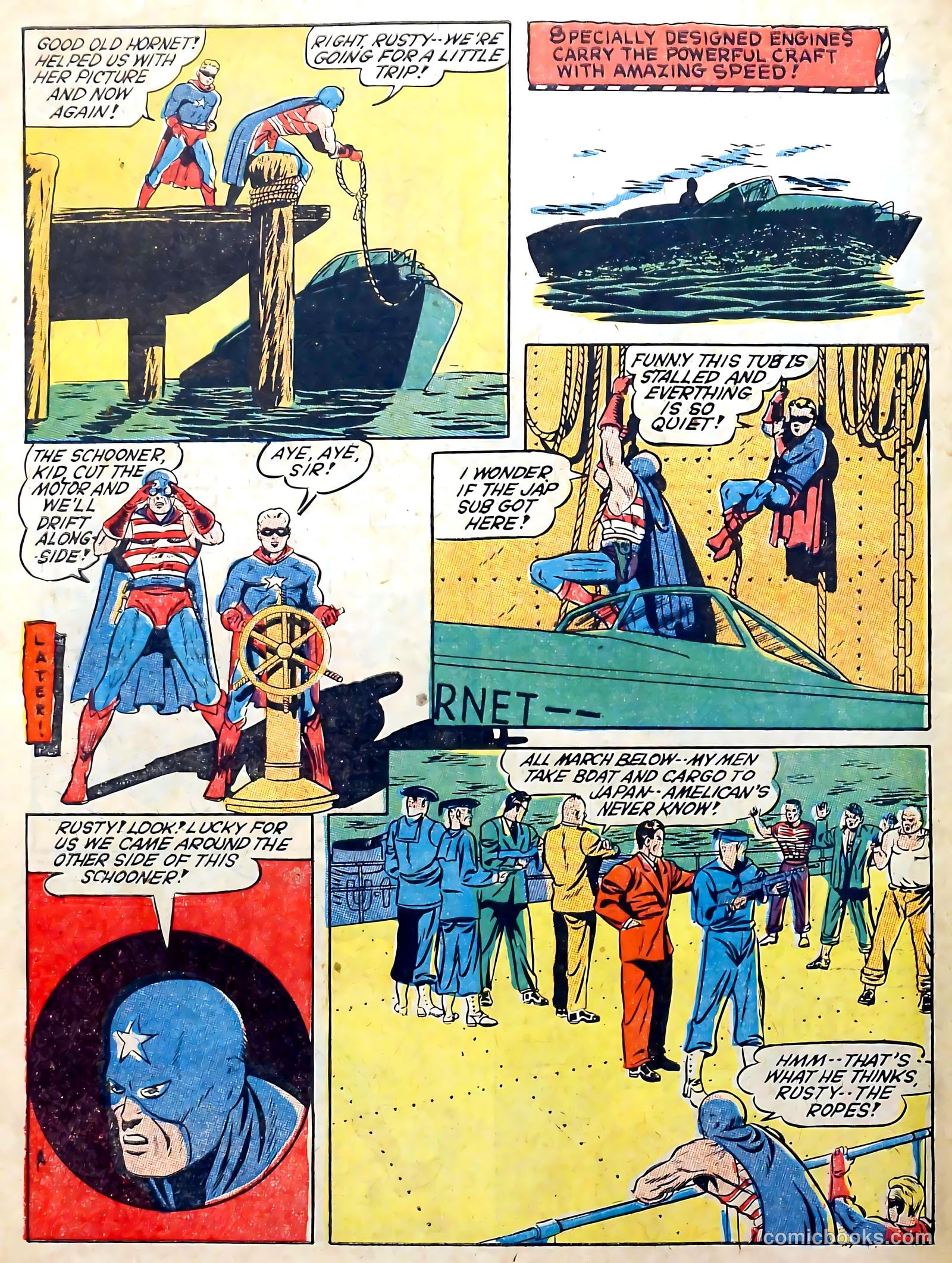 Captain Aero Comics #7 — page 64 of 68
