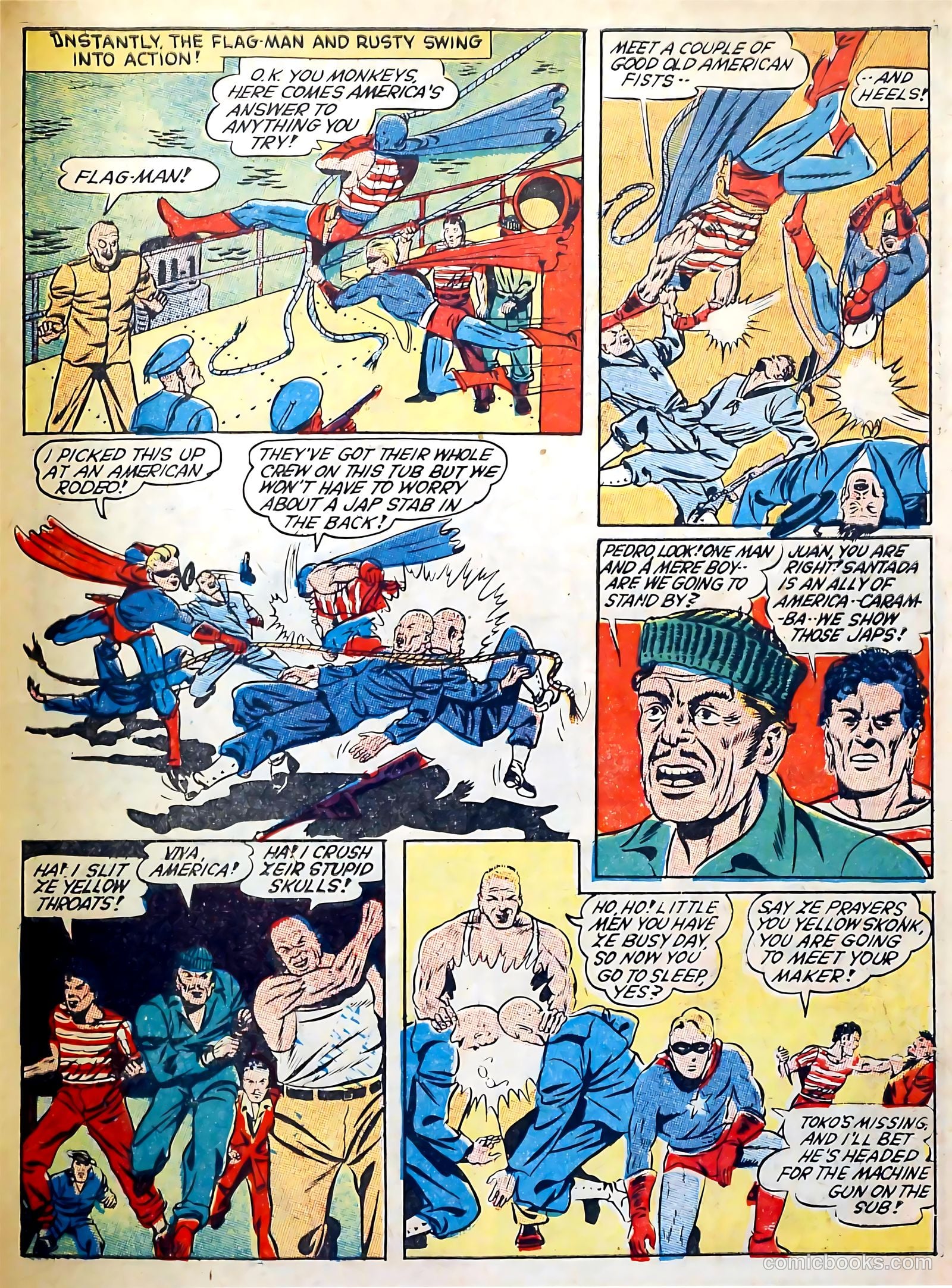 Captain Aero Comics #7 — page 65 of 68