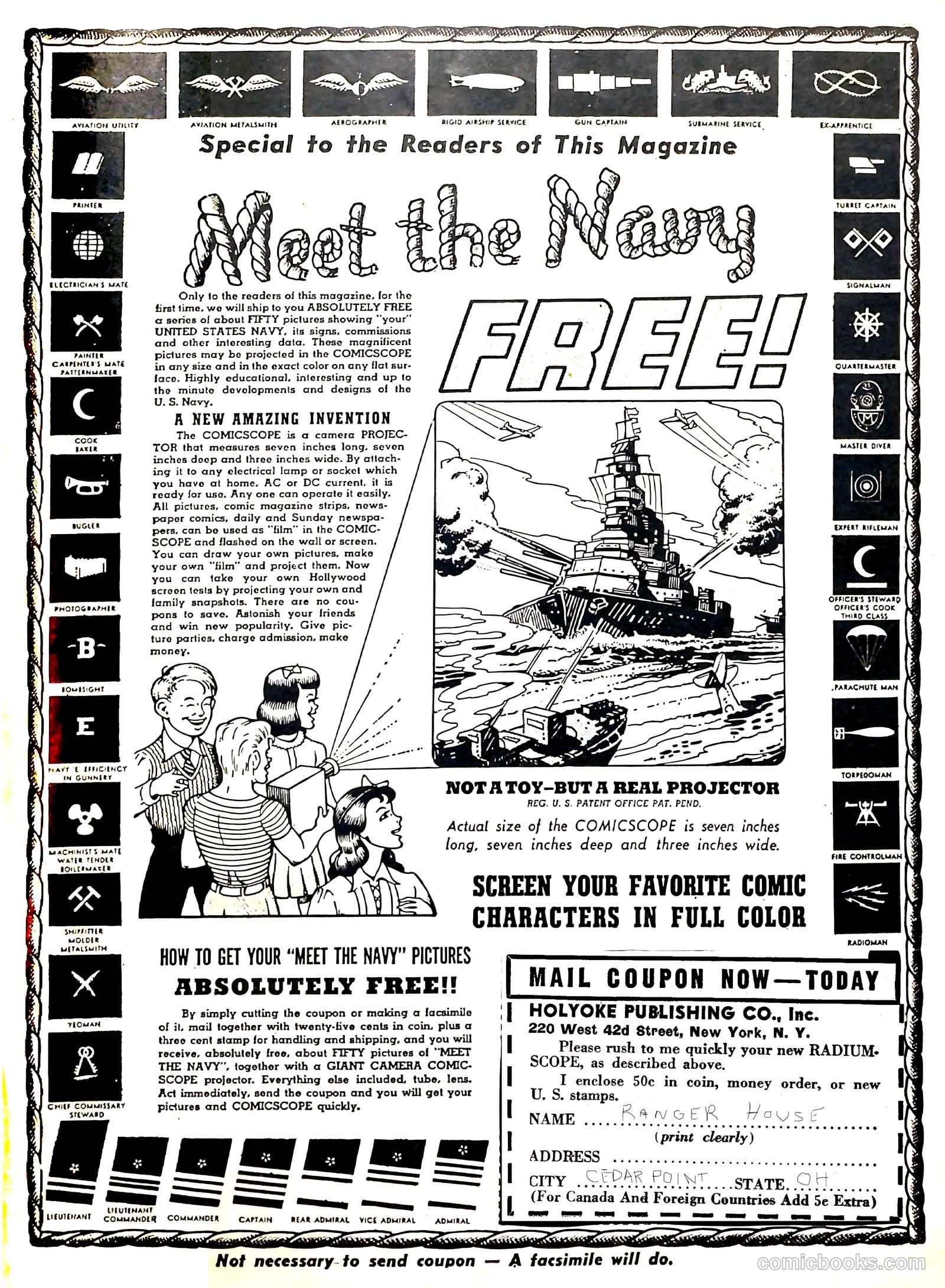 Captain Aero Comics #7 — page 67 of 68