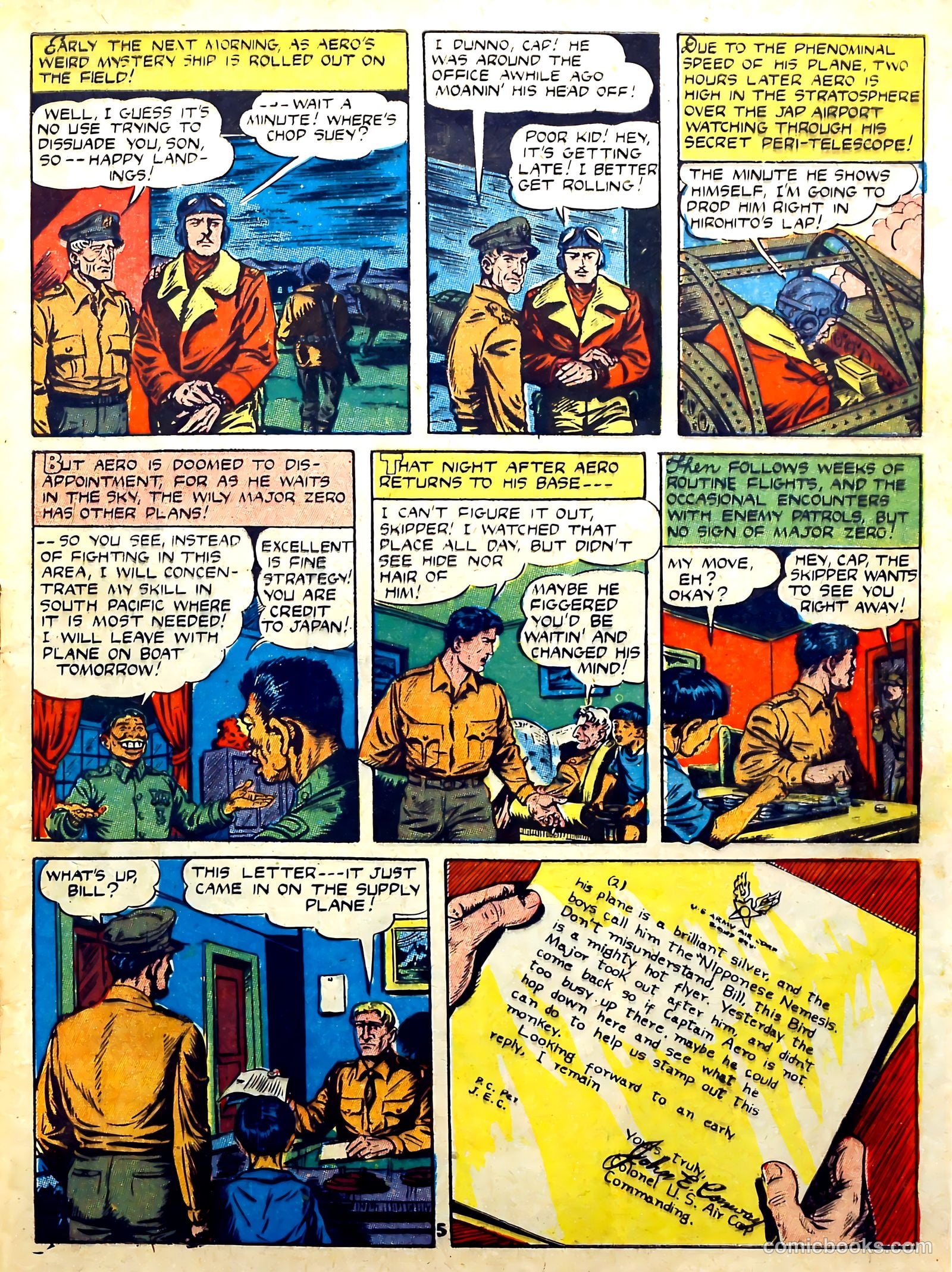 Captain Aero Comics #16 — page 7 of 52