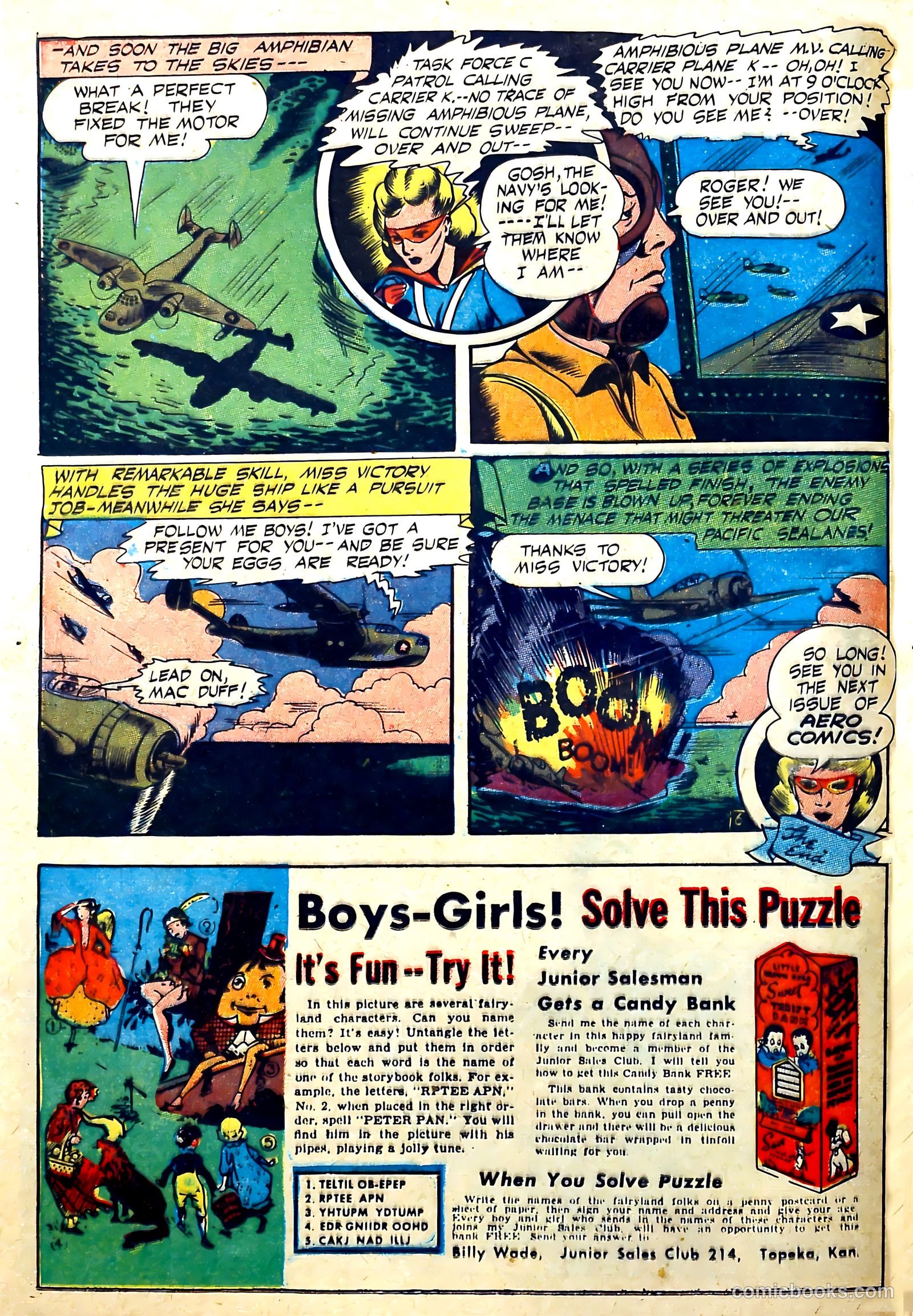 Captain Aero Comics #16 — page 16 of 52