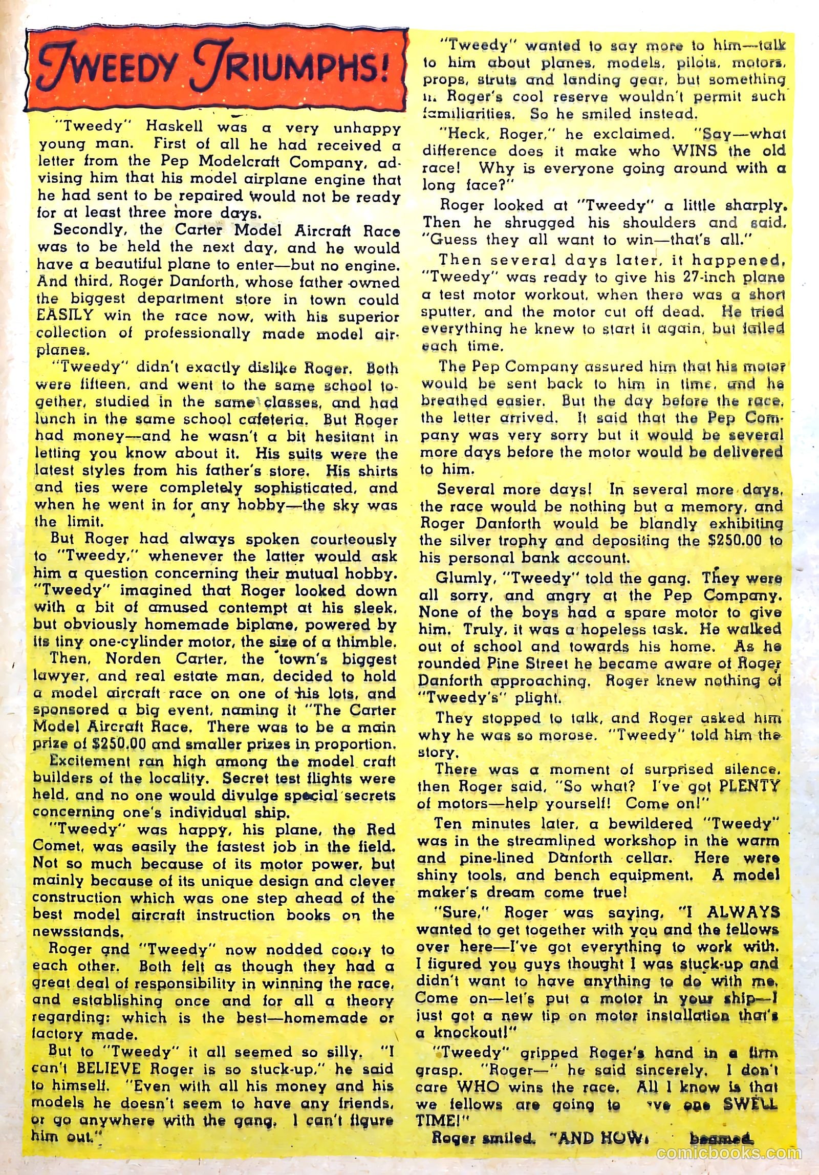 Captain Aero Comics #16 — page 43 of 52