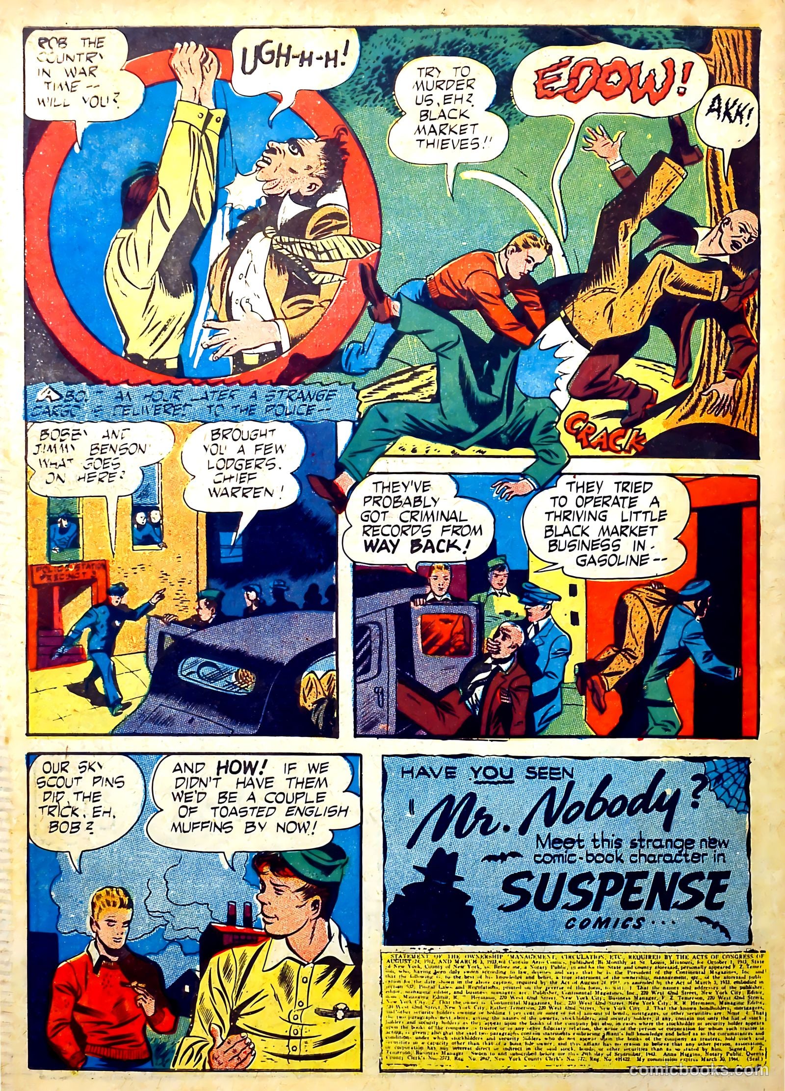 Captain Aero Comics #16 — page 50 of 52