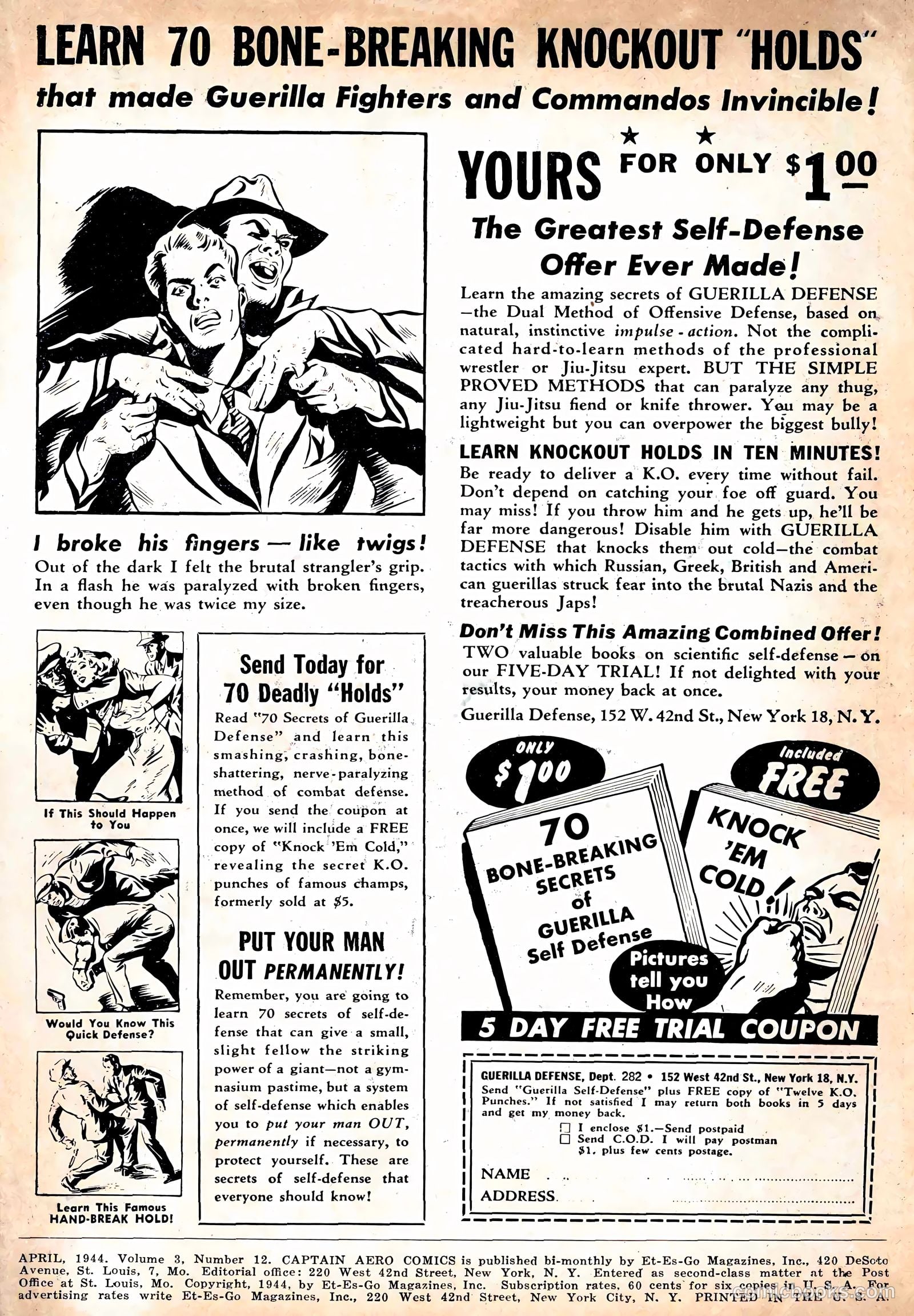Captain Aero Comics #14 — page 2 of 60
