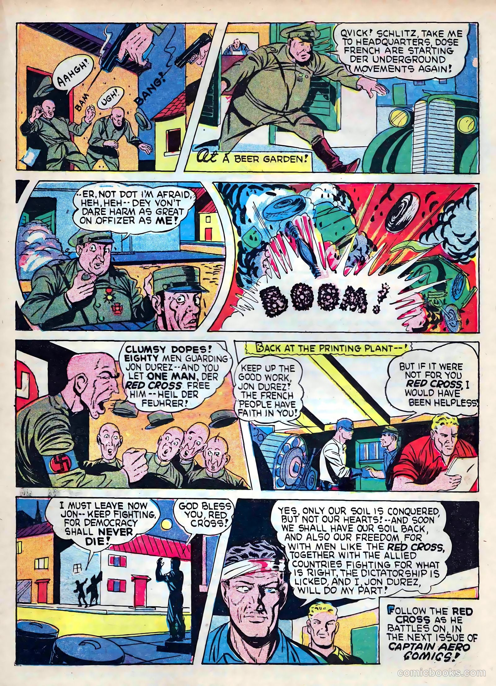 Captain Aero Comics #9 — page 33 of 68