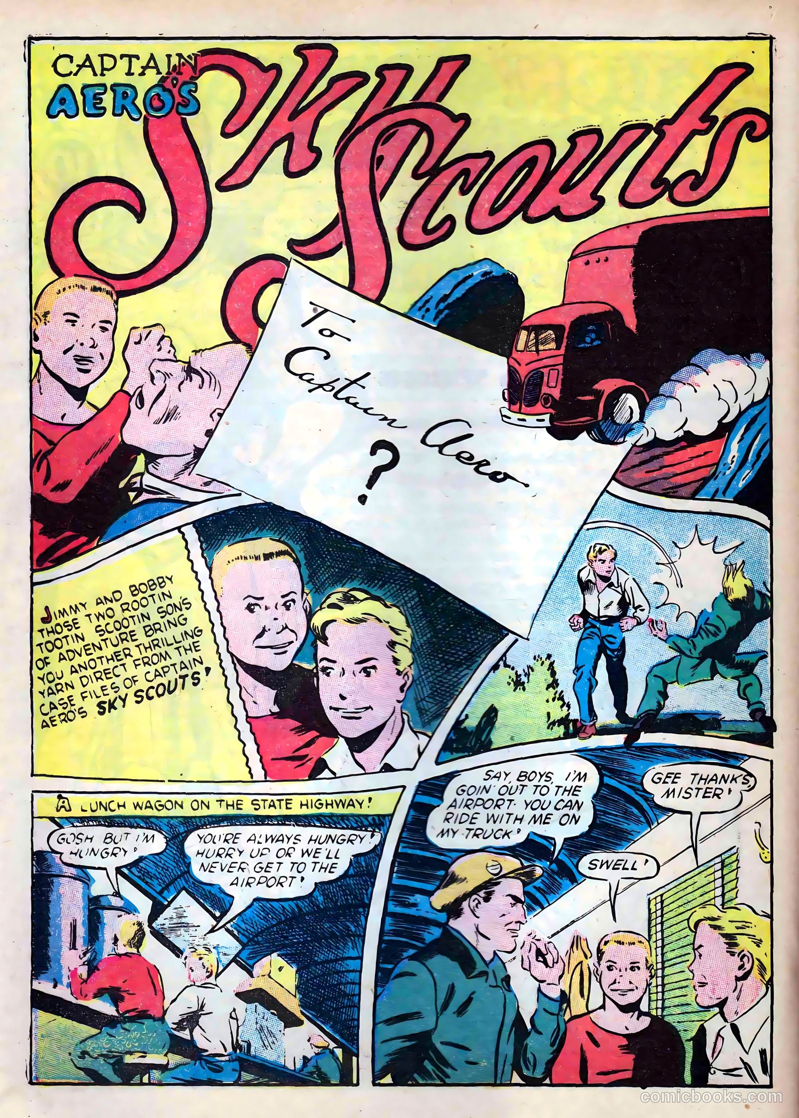 Captain Aero Comics #9 — page 38 of 68