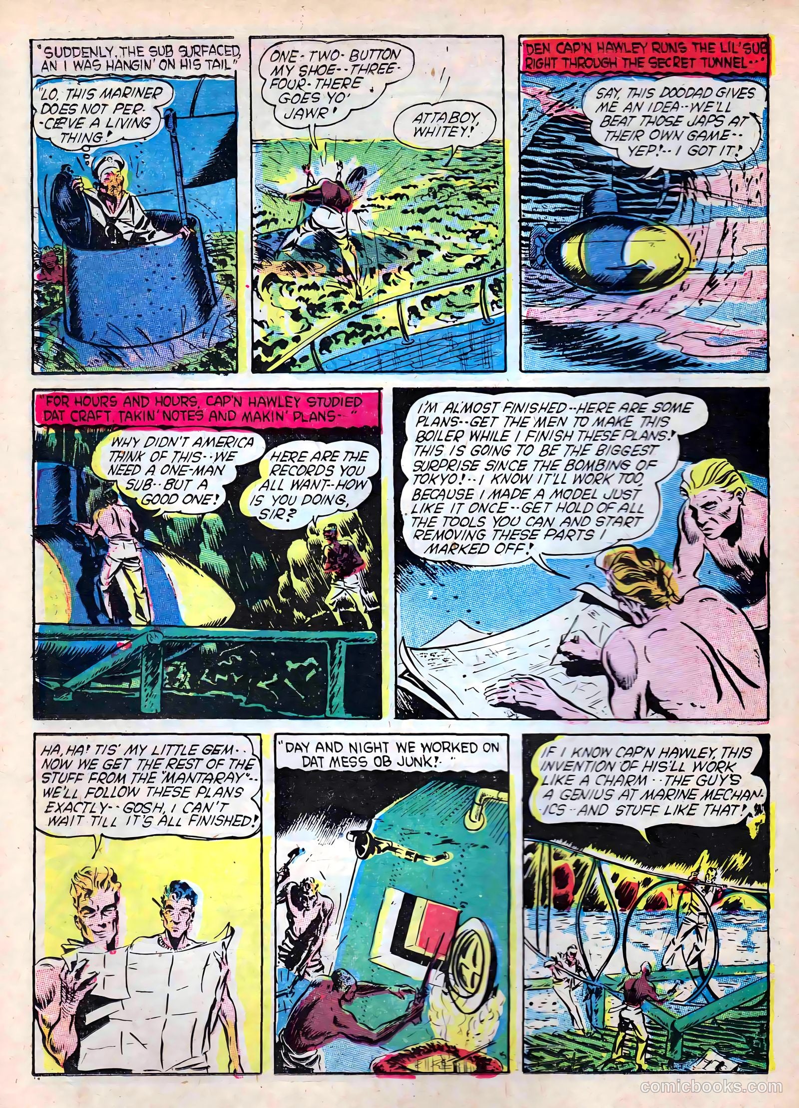 Captain Aero Comics #9 — page 48 of 68