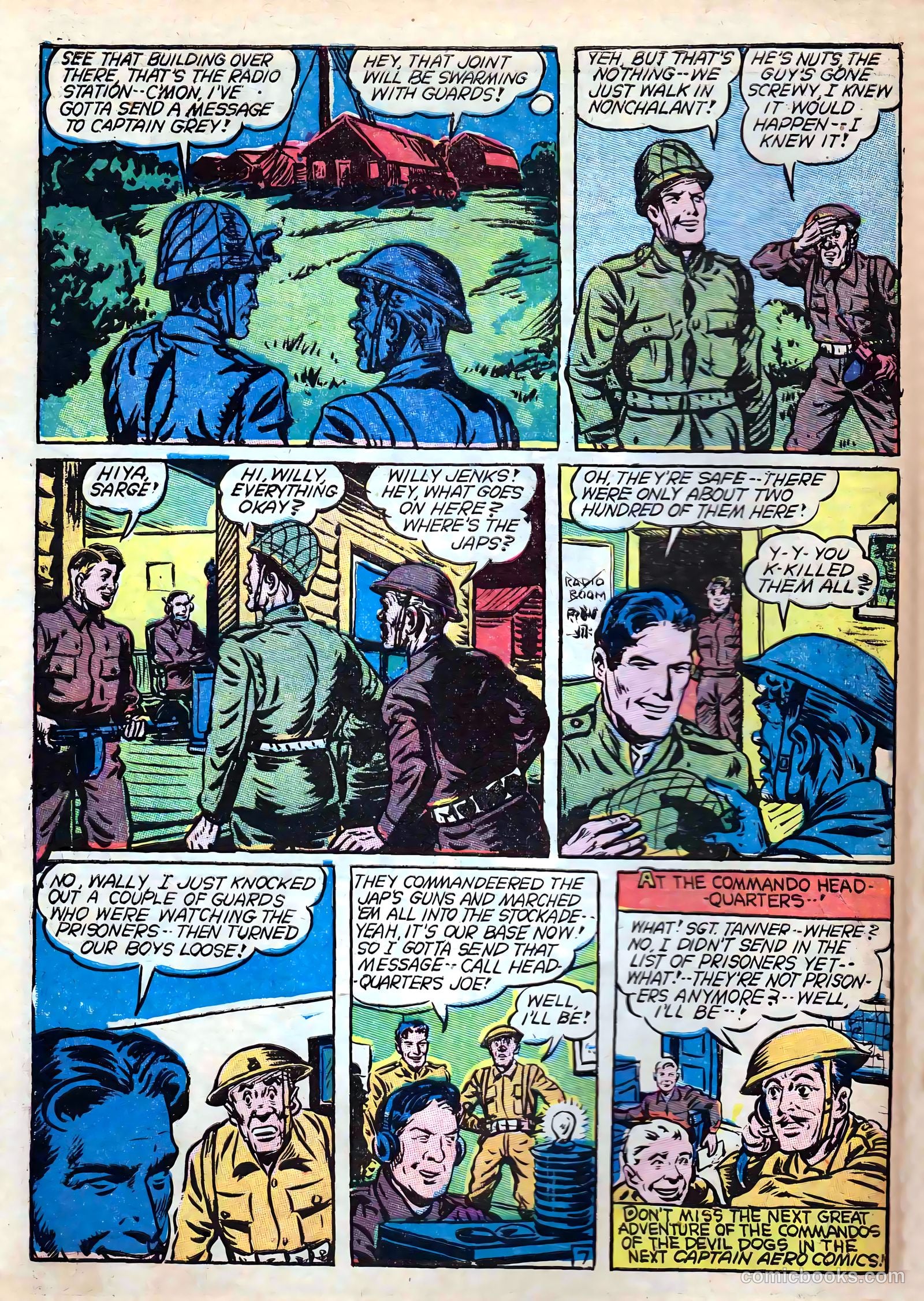 Captain Aero Comics #9 — page 56 of 68