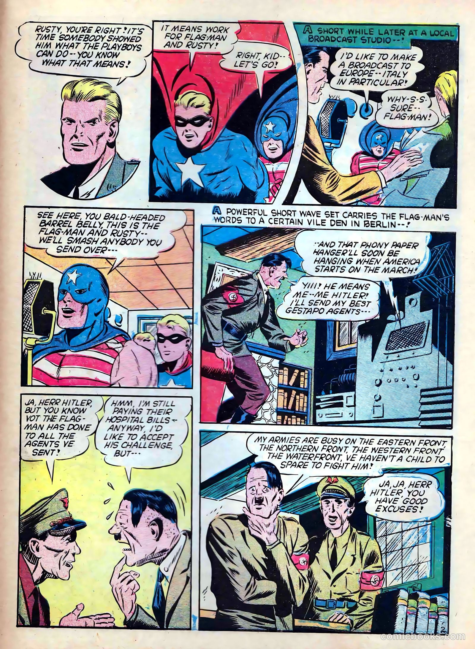 Captain Aero Comics #9 — page 59 of 68