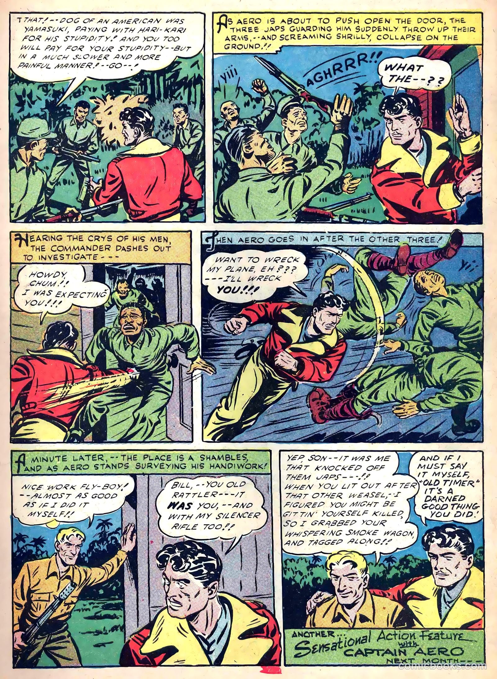 Captain Aero Comics #13 — page 11 of 60