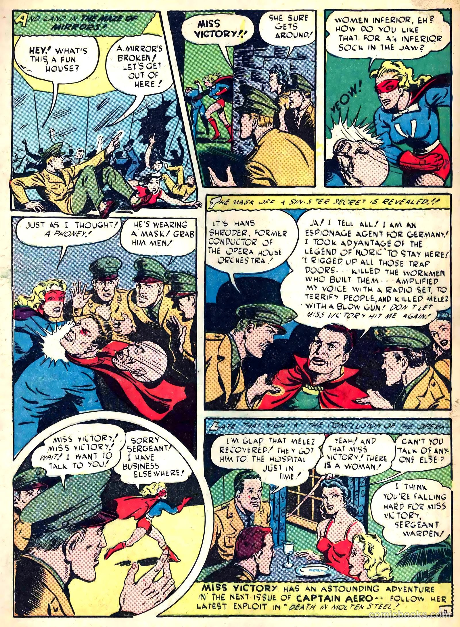 Captain Aero Comics #13 — page 23 of 60
