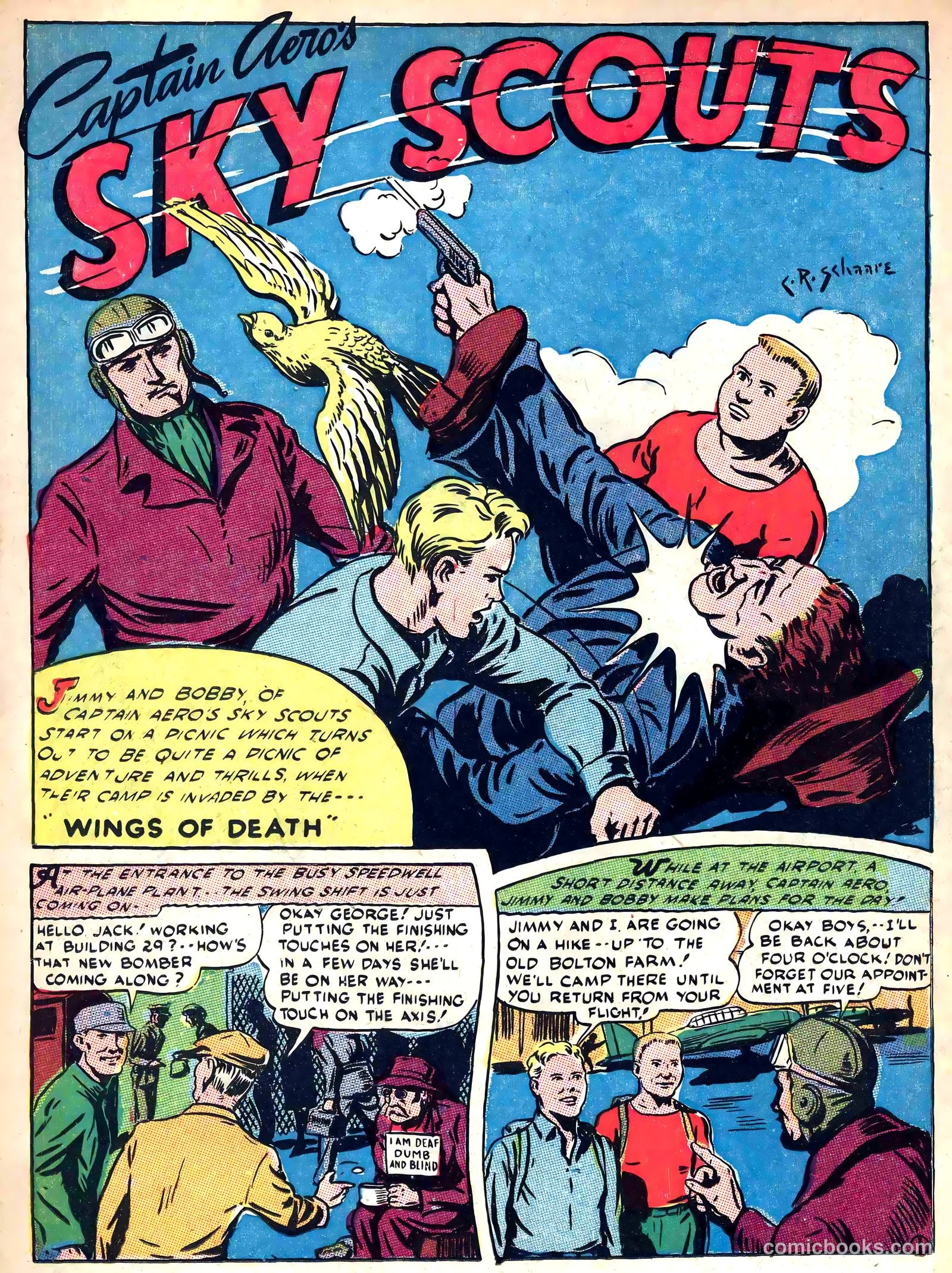 Captain Aero Comics #13 — page 38 of 60