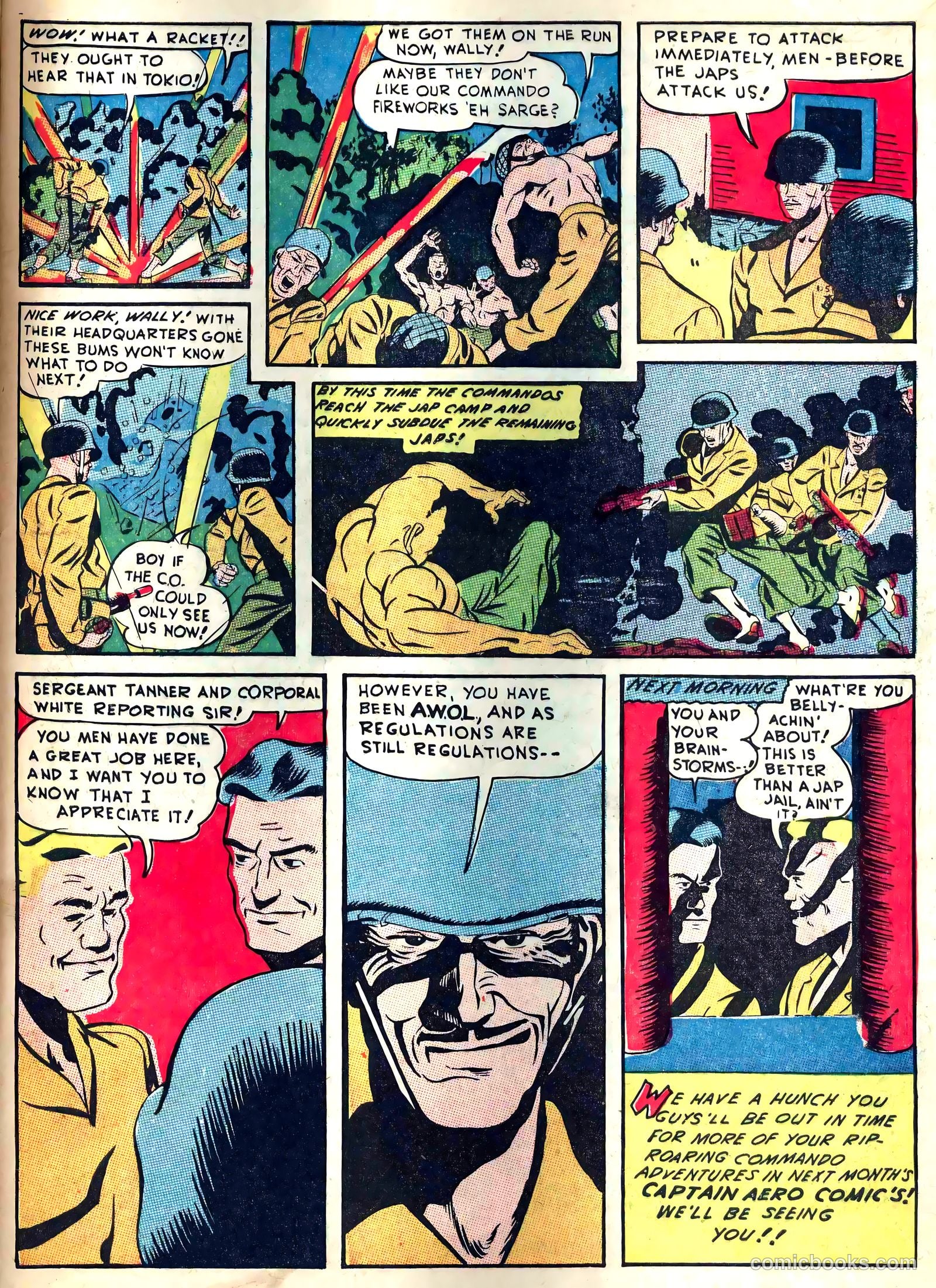 Captain Aero Comics #13 — page 51 of 60