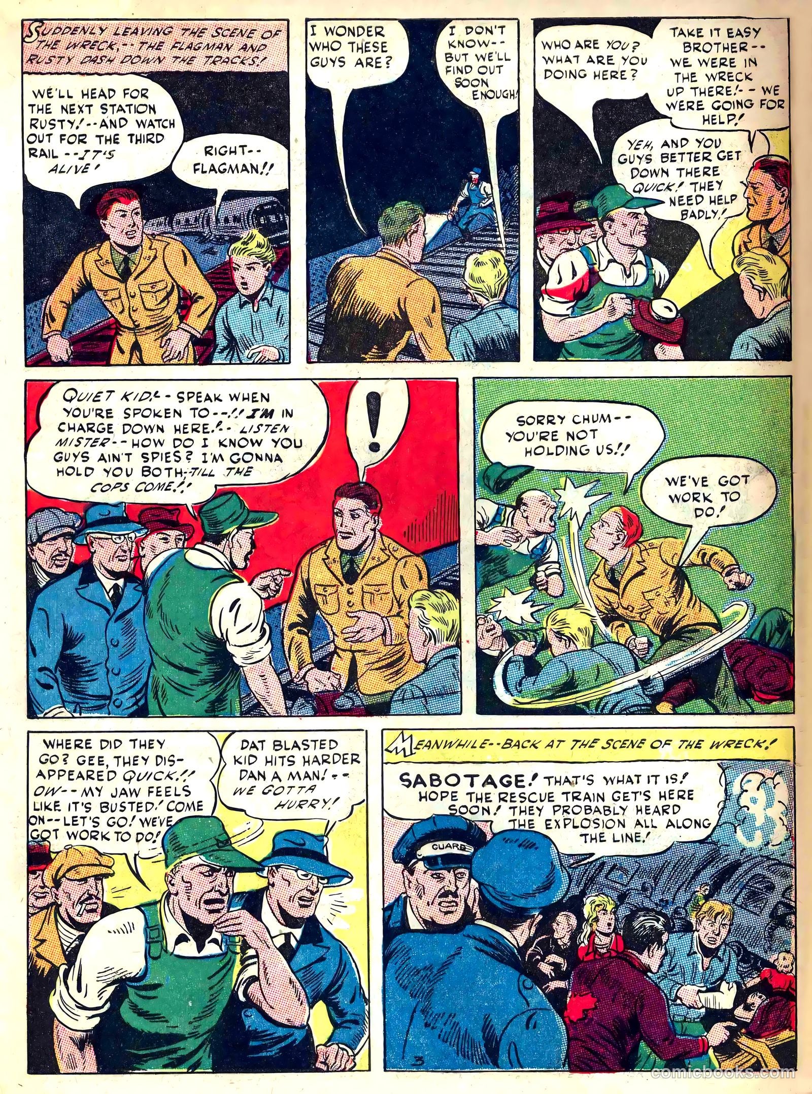 Captain Aero Comics #13 — page 54 of 60
