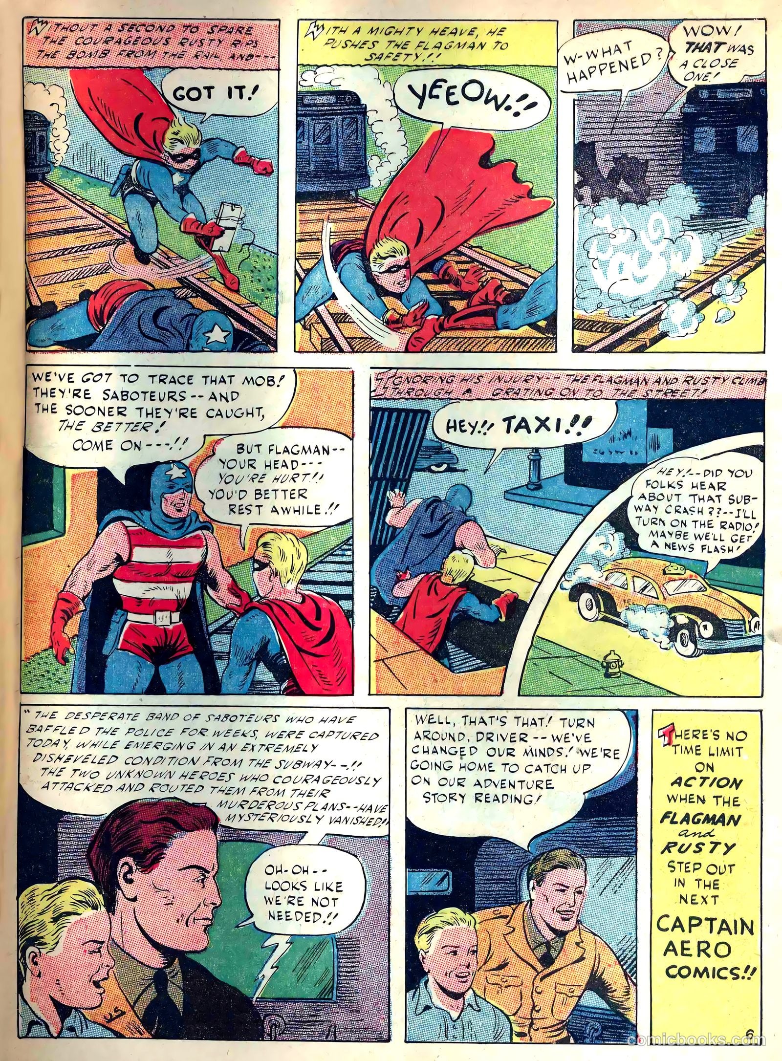 Captain Aero Comics #13 — page 57 of 60