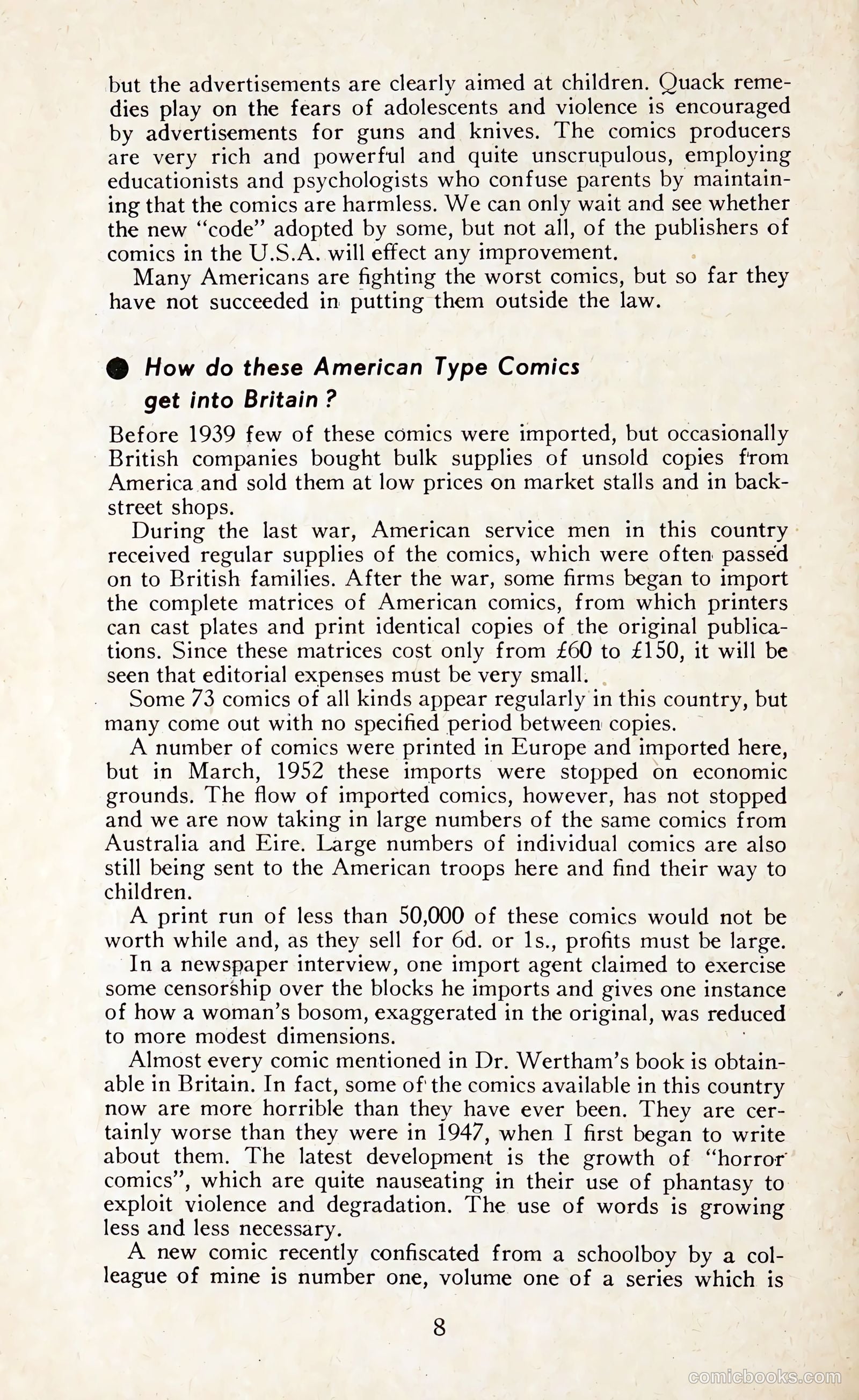 comics and your children george h pumphrey comics campaign council uk #nn — page 8 of 24