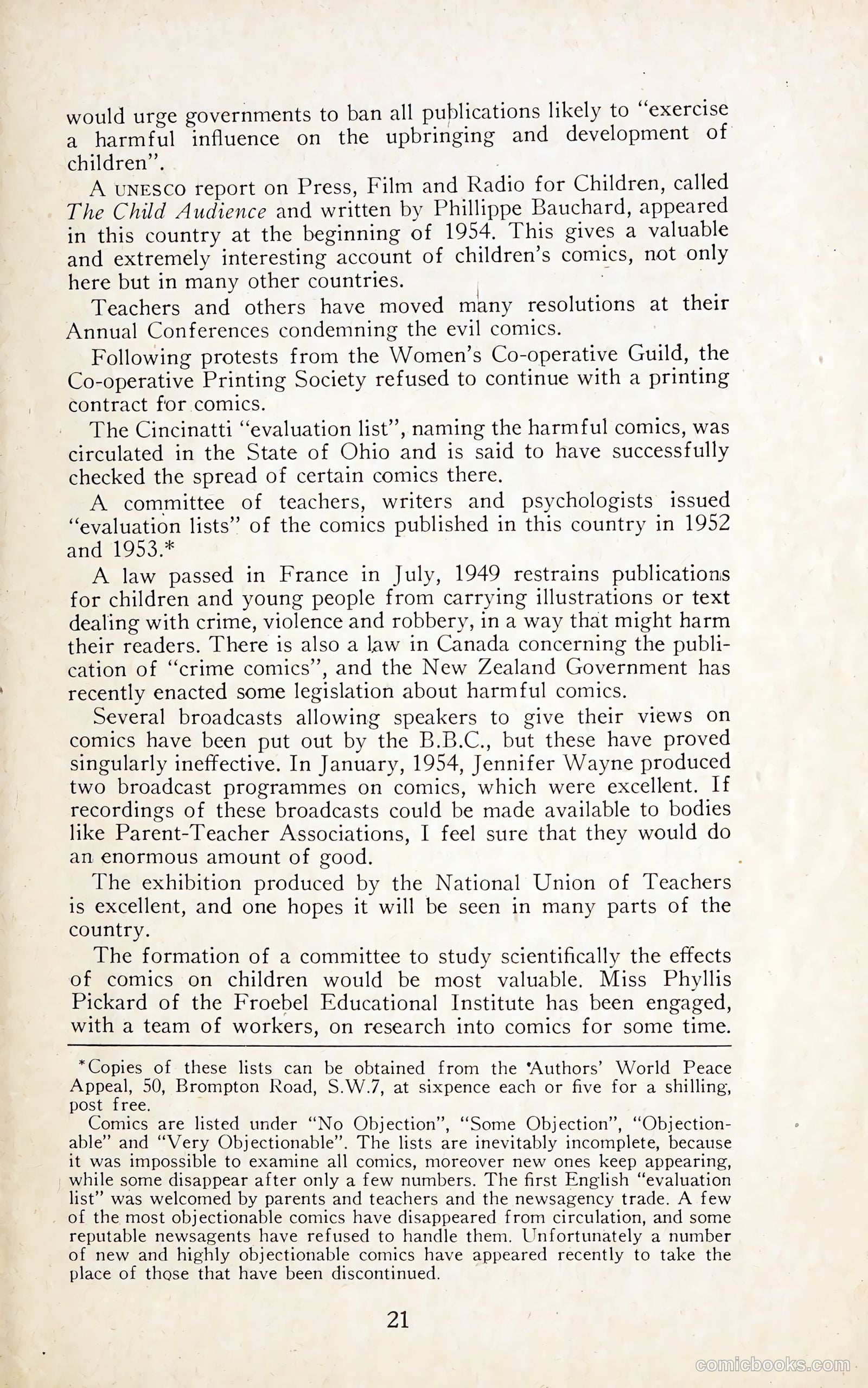 comics and your children george h pumphrey comics campaign council uk #nn — page 21 of 24