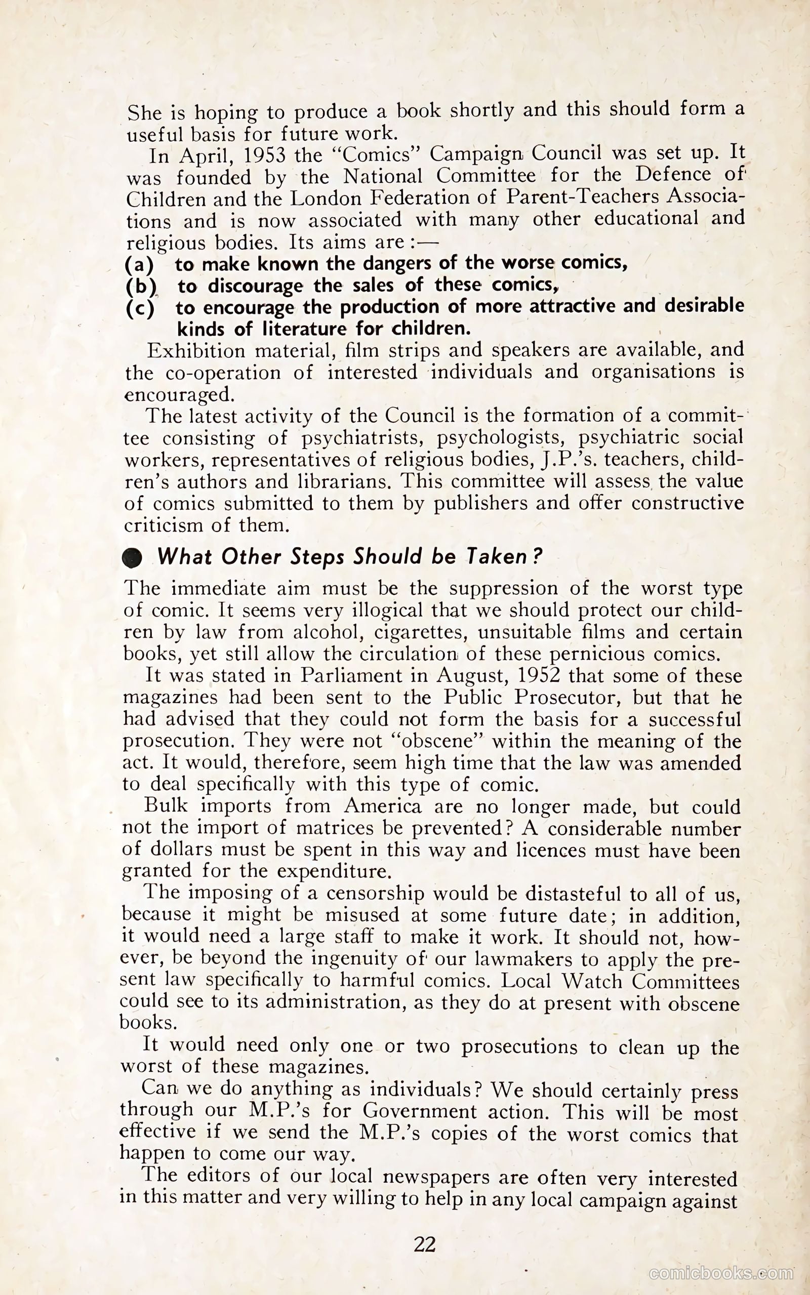 comics and your children george h pumphrey comics campaign council uk #nn — page 22 of 24