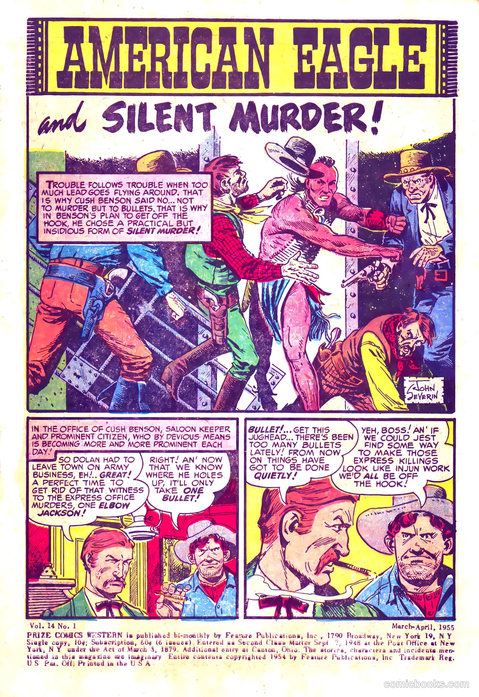 Prize Comics Western #110 — page 3 of 36